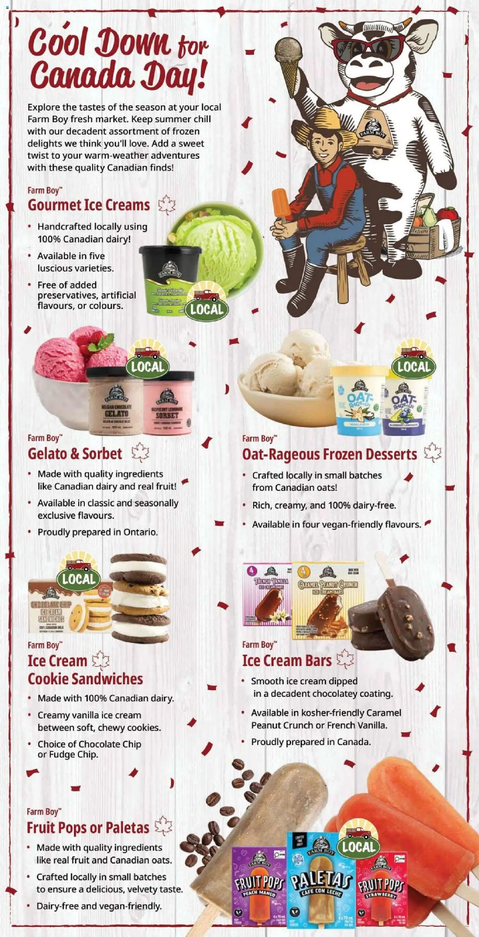 Farm Boy flyer valid from Jun 25, 2026 | Page: 7 | Products: Cream, Ice cream, Chocolate