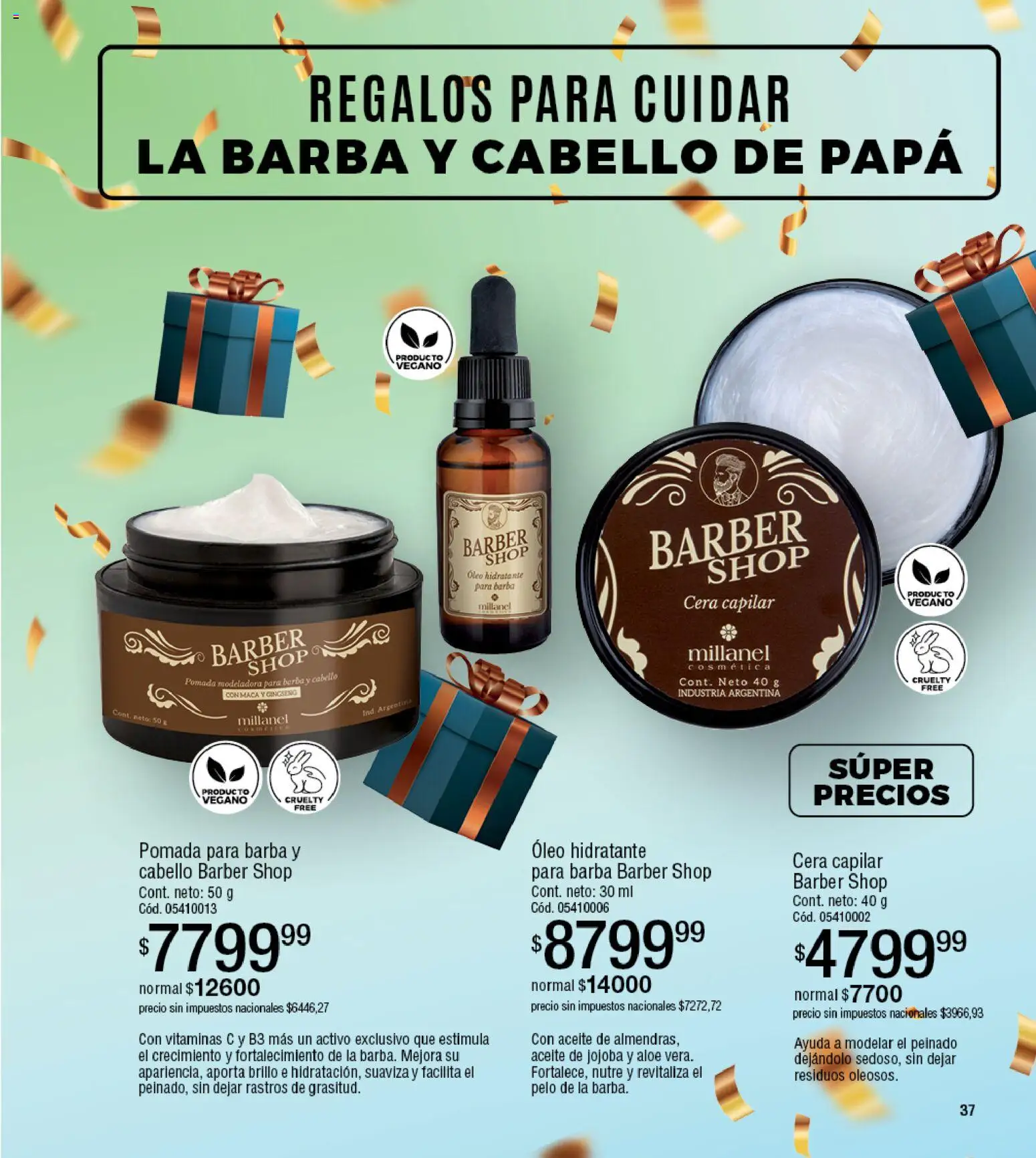Millanel - Catálogo │ válido desde el 25.05.2026 | Página: 37 | Productos: Pomada, Papa, Brillo, Cera