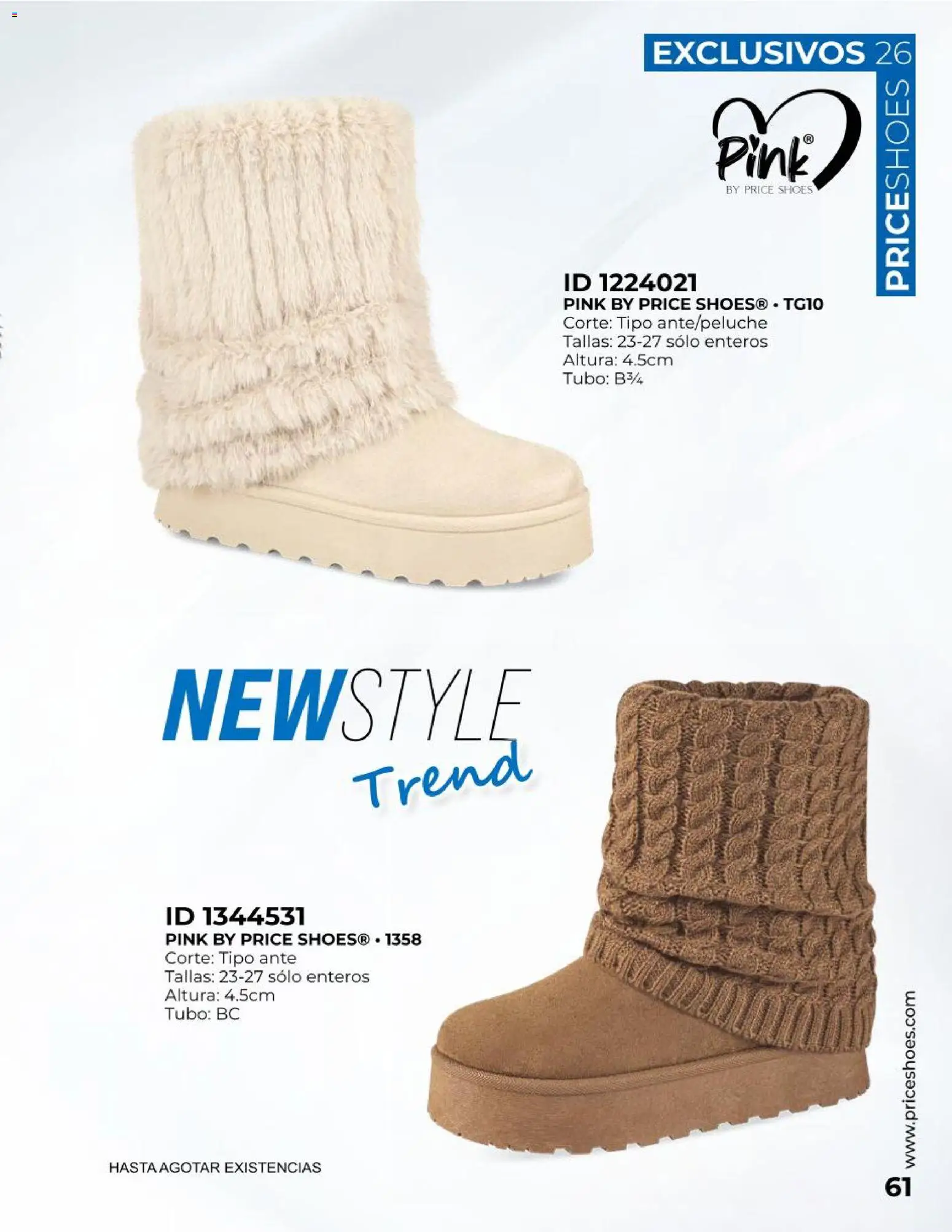 Nuevas ofertas de Price Shoes válidas en toda la República Mexicana desde el 01/10/2026. ¡Encuentra las mejores ofertas en Price Shoes catálogo Exclusivos! | Página: 61