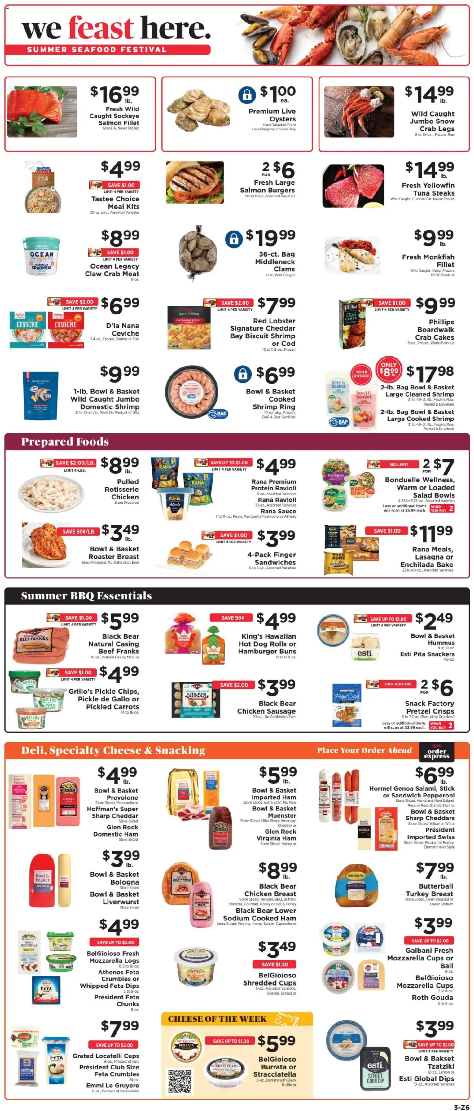ShopRite Weekly Ad - valid from 07/12/2026 | Page: 6 | Products: Ham, Salad, Sauce, Sausage