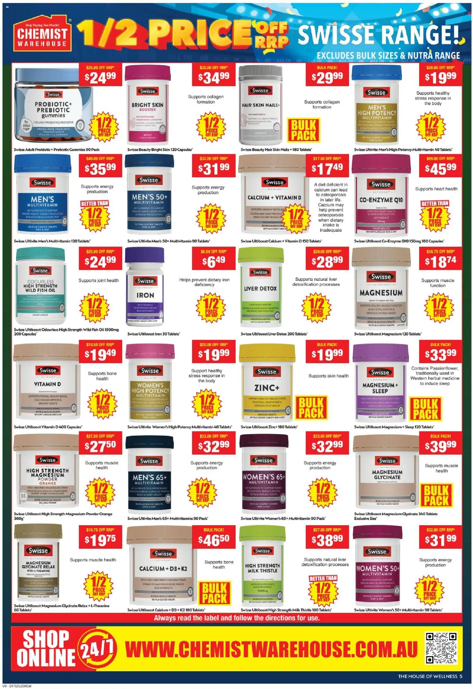 Chemist Warehouse catalogue - valid from 07/09/2026 | Page: 5 | Products: Probiotics, Capsules, Multivitamin, Zinc