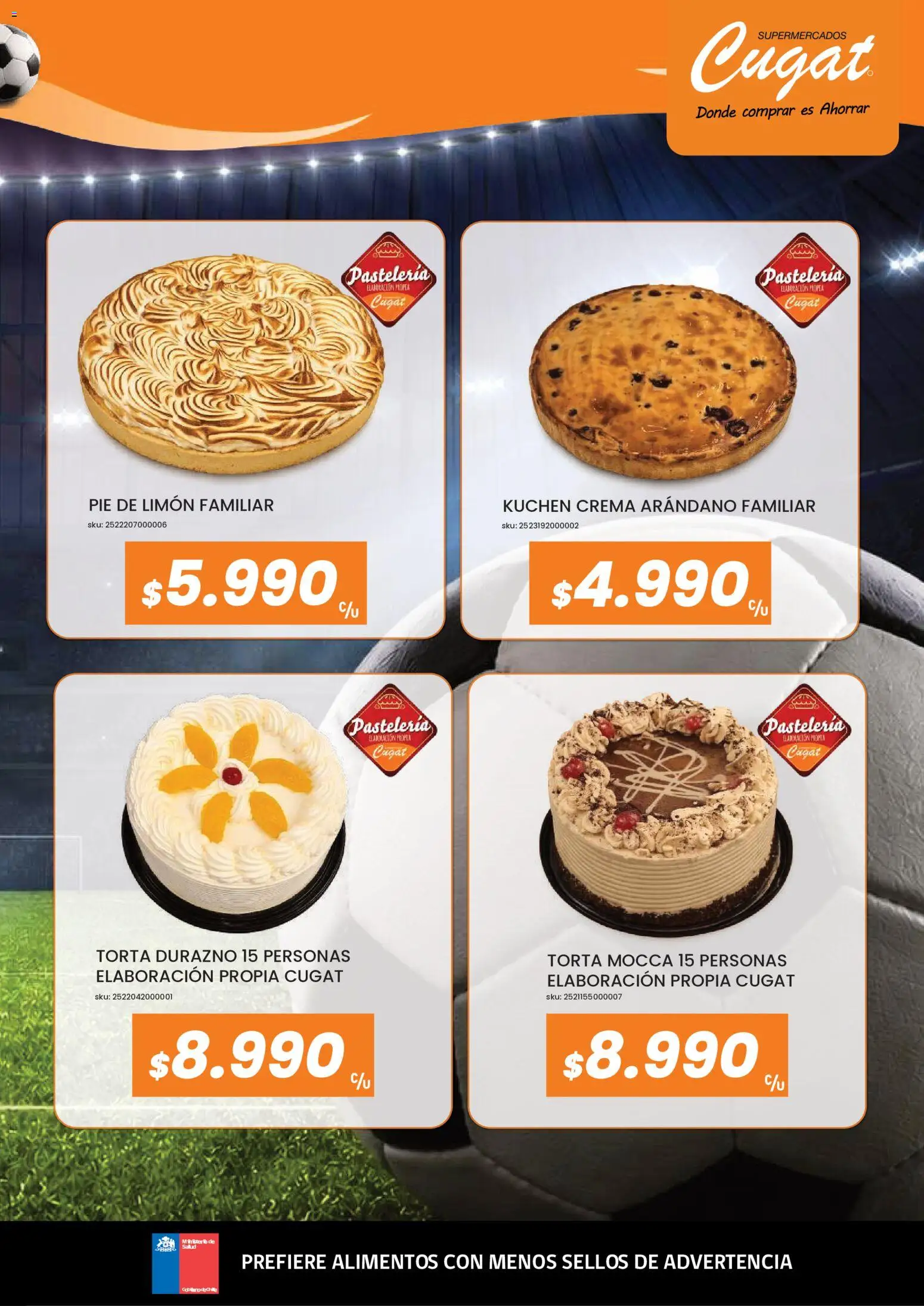Cugat Ofertas │ válido desde el 07.06.2026 | Página: 23 | Productos: Limón, Torta, Durazno, Crema
