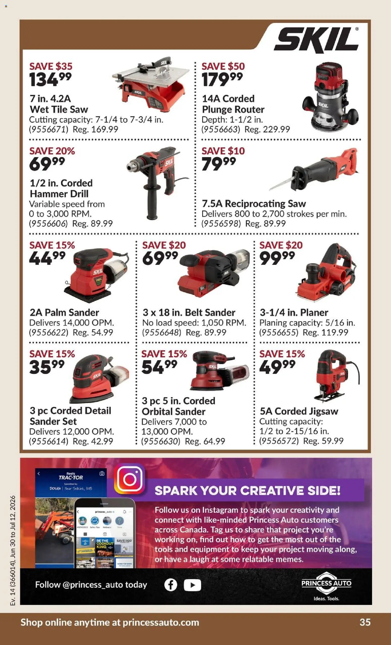 Princess Auto flyer valid from Jun 30, 2026 | Page: 40 | Products: Belt, PC