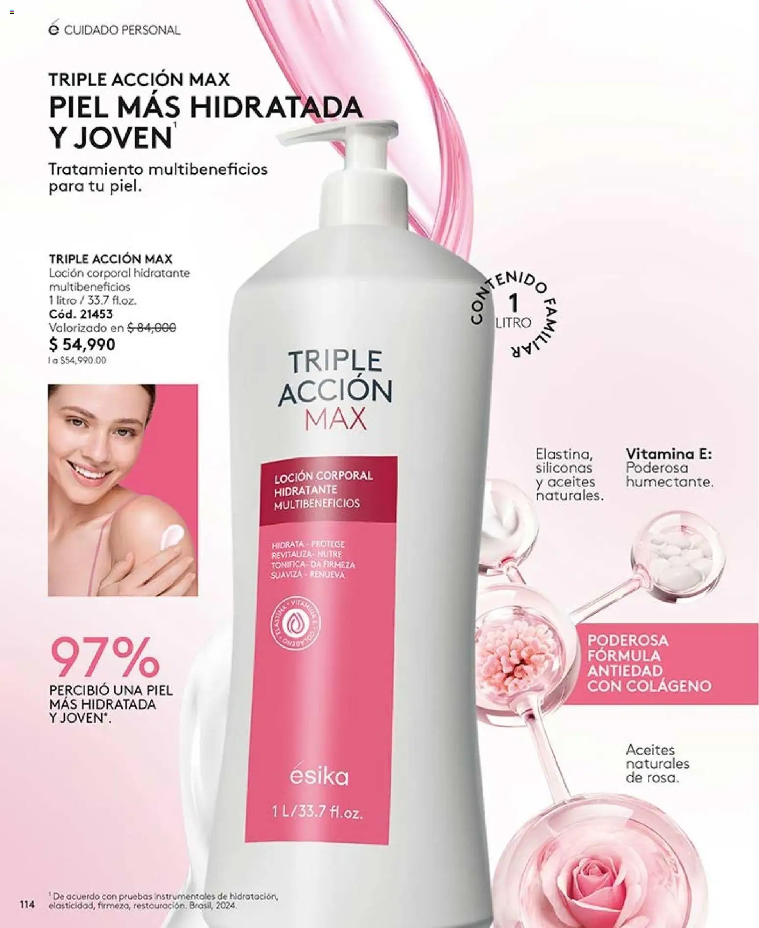 Ésika revista - valida desde el 28/08/2026 | Página: 114 | Productos: Loción