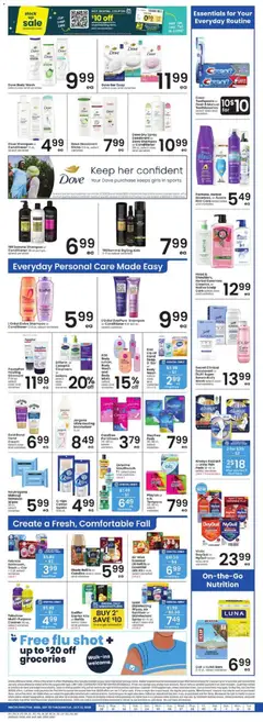 Preview of Albertsons weekly ads valid from 09/30/2026 | Page: 6 | Products: Candles, Groceries, Conditioner, Oil