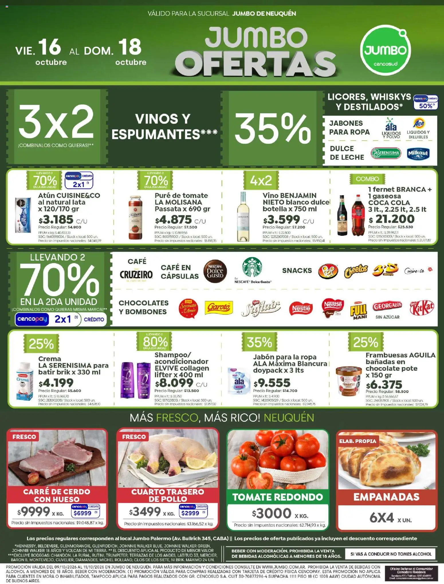 Jumbo - Ofertas | Neuquén │ válido desde el 16/10/2026 | Página: 1