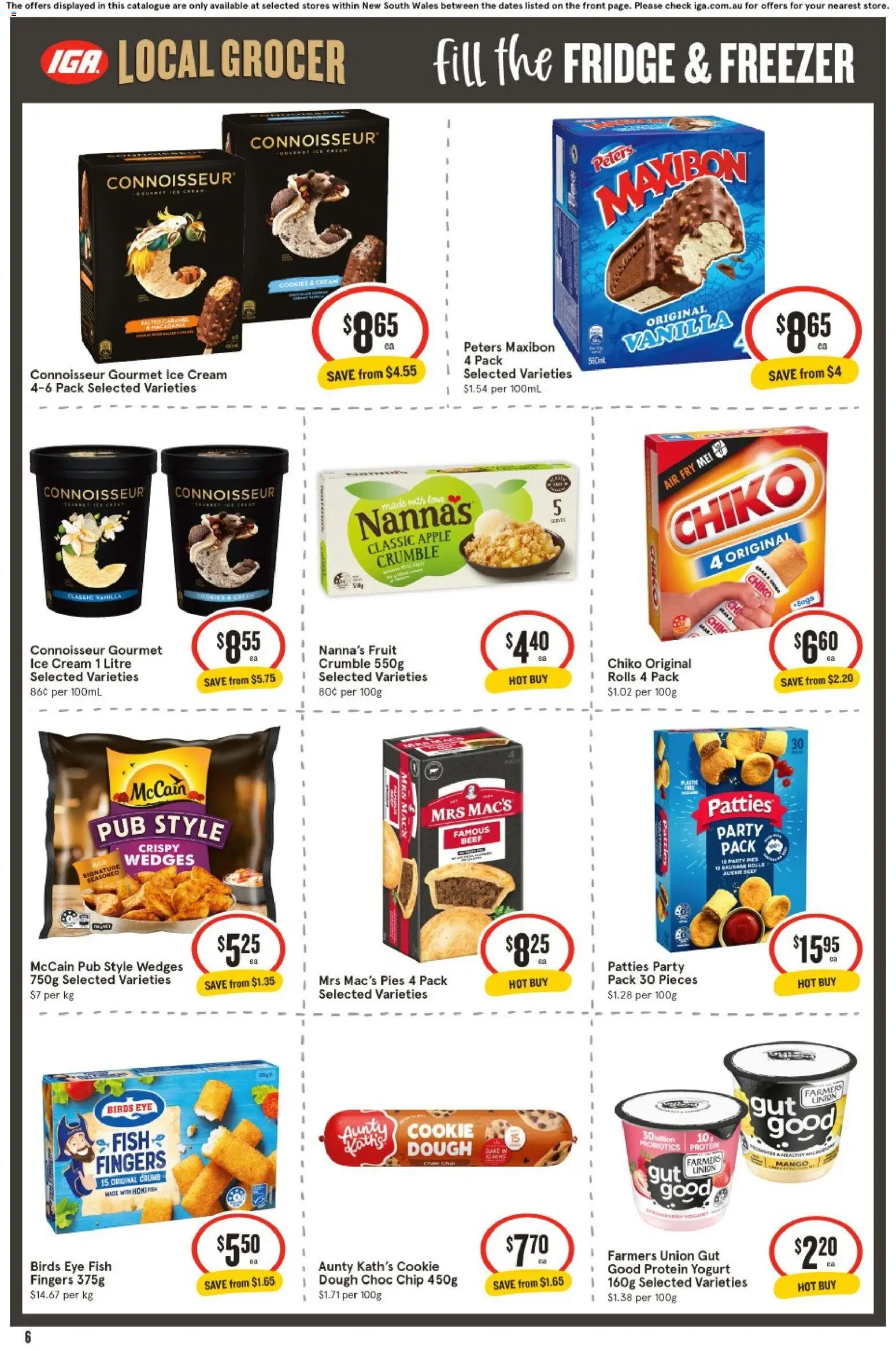 IGA catalogue - valid from 15/07/2026 | Page: 6 | Products: Box, Fruits, Salt, Bag