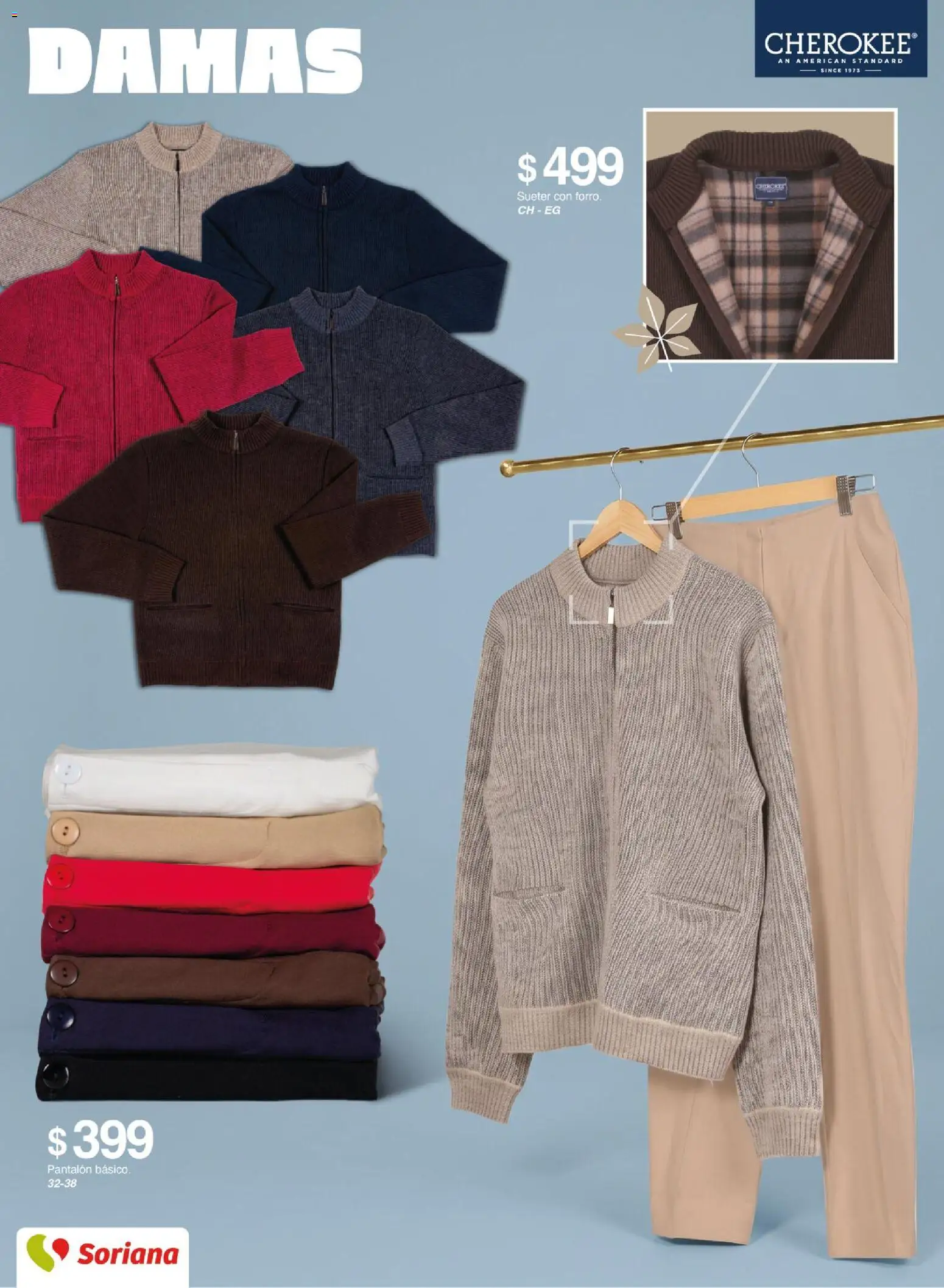 Nuevas ofertas de Soriana válidas en toda la República Mexicana desde el 30/09/2026. ¡Encuentra las mejores ofertas en Soriana catálogo otoño invierno! | Página: 13 | Productos: Suéter