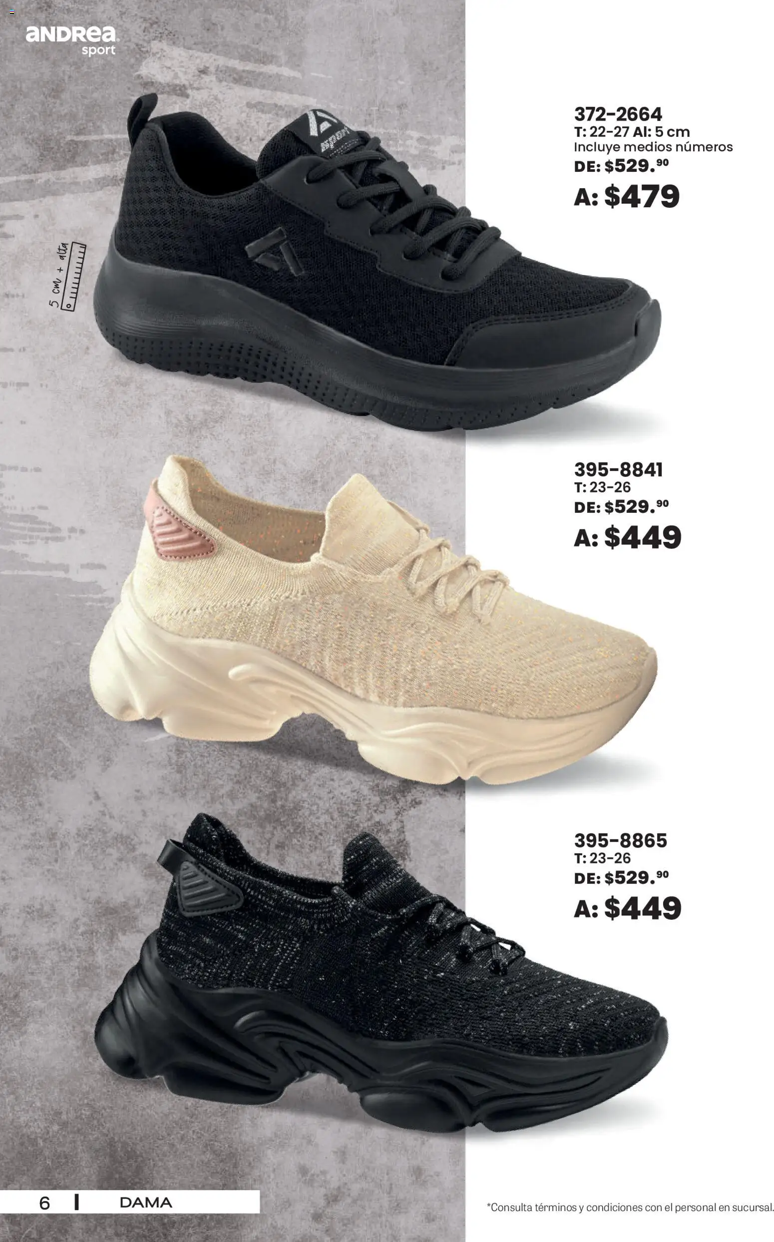 Nuevas ofertas de Andrea válidas en toda la República Mexicana desde el 30/08/2026. ¡Encuentra las mejores ofertas en Andrea - SPORT DAYS! | Página: 6