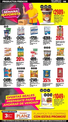 Vista previa Yaguar - Oferta Semanal Mar del Plata válido desde el 18.05.2026 | Página: 6 | Productos: Durazno, Crema de leche, Manteca, Yogur