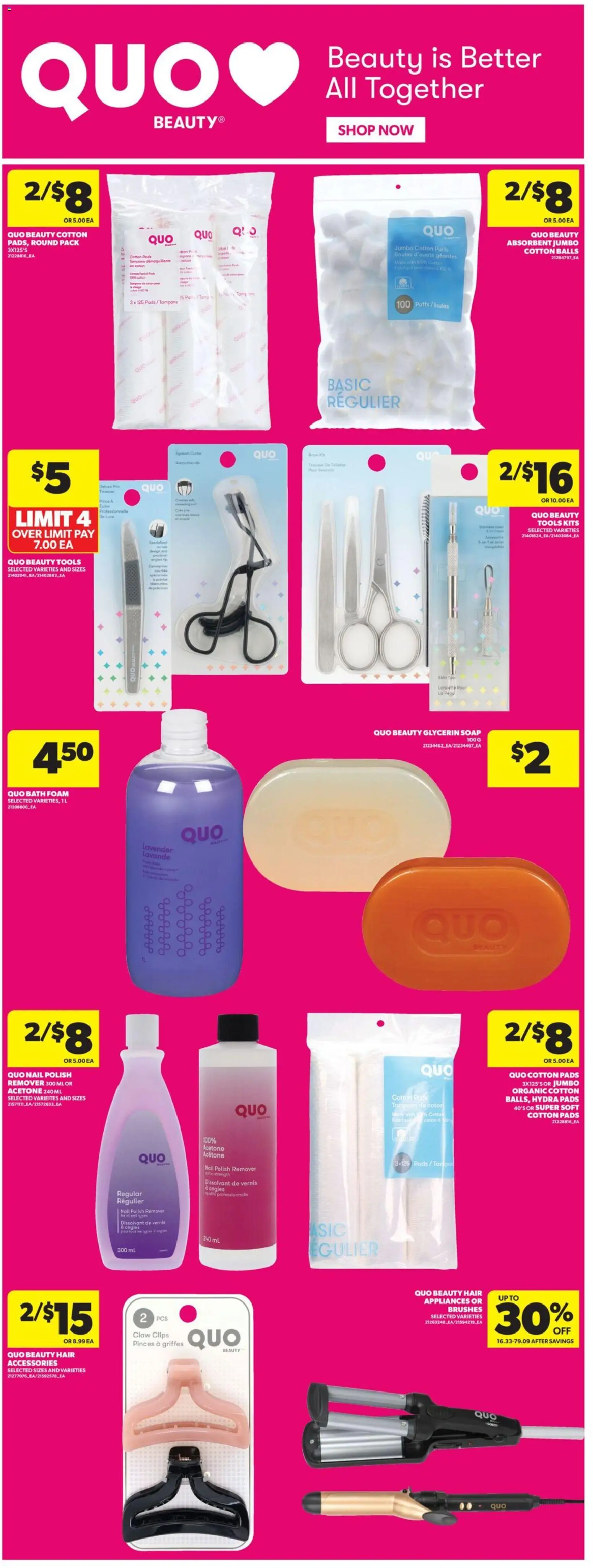 Real Canadian Superstore flyer valid from Aug 6, 2026 | Page: 11 | Products: Nail polish, Soap, Bath