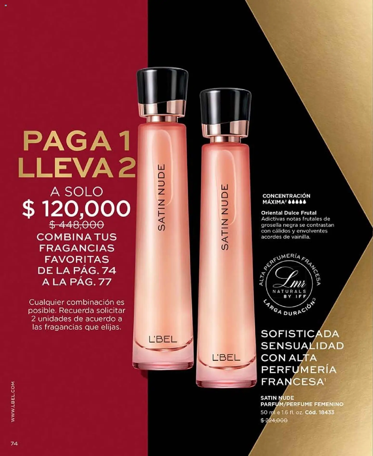 L'Bel revista - valida desde el 30/10/2026 | Página: 74 | Productos: Combinación