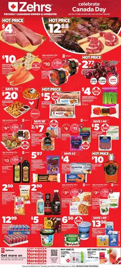 Preview of Zehrs weekly flyer / circulaire from shop Zehrs valid from Jun 25, 2026 | Page: 2 | Products: Salad, Powder, Chicken, Pork