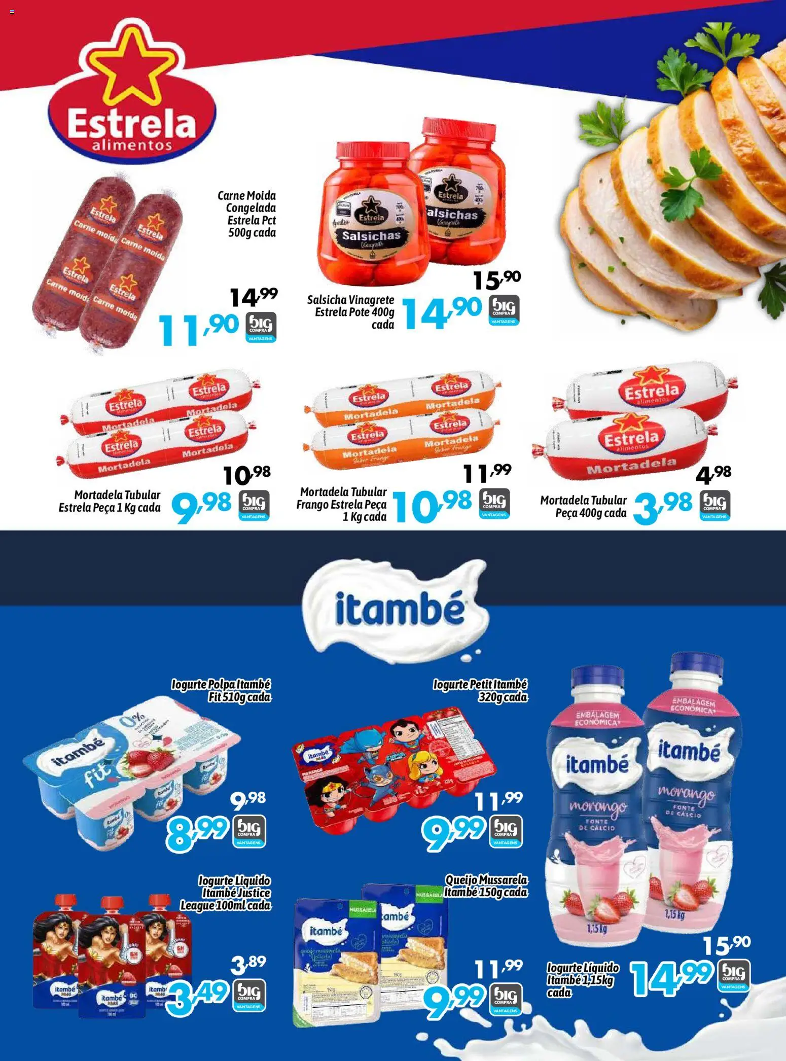 Big Compra Folheto - válido de 07.05.2026 | Página: 21 | Produtos: Queijo, Mortadela, Mussarela, Carne moída