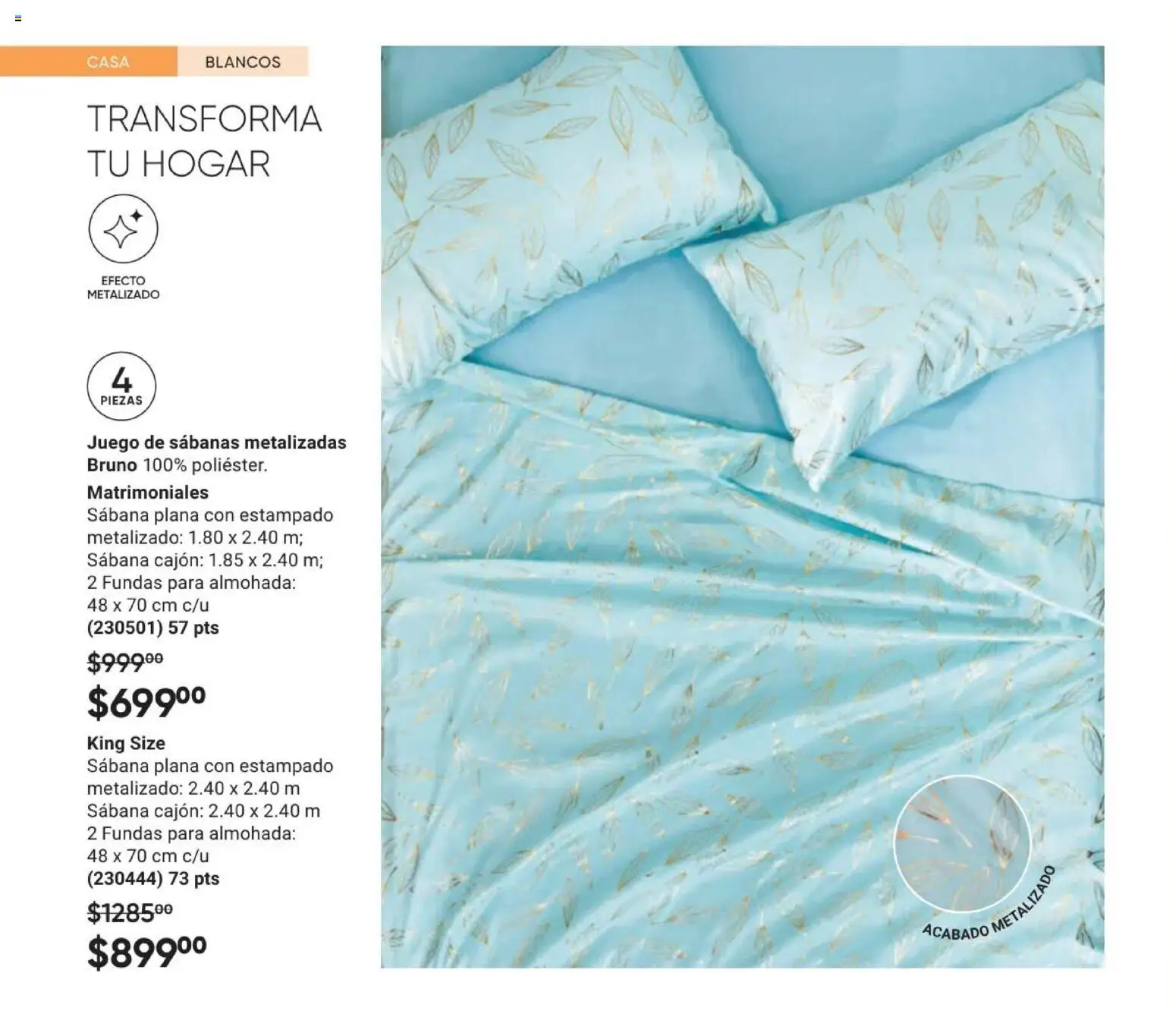Nuevas ofertas de AVON válidas en toda la República Mexicana desde el 11/09/2026. ¡Encuentra las mejores ofertas en AVON Casa & Estilo 14 2026! | Página: 14 | Productos: Juego, Almohada, Sabanas