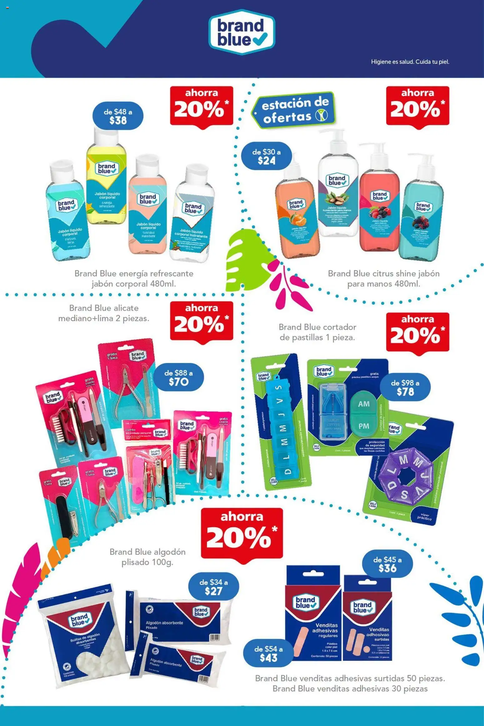 Nuevas ofertas de Farmacia San Pablo válidas en toda la República Mexicana desde el 28/06/2026. ¡Encuentra las mejores ofertas en Farmacia San Pablo catálogo! | Página: 3 | Productos: Cutter, Cortador, Algodón, Jabón