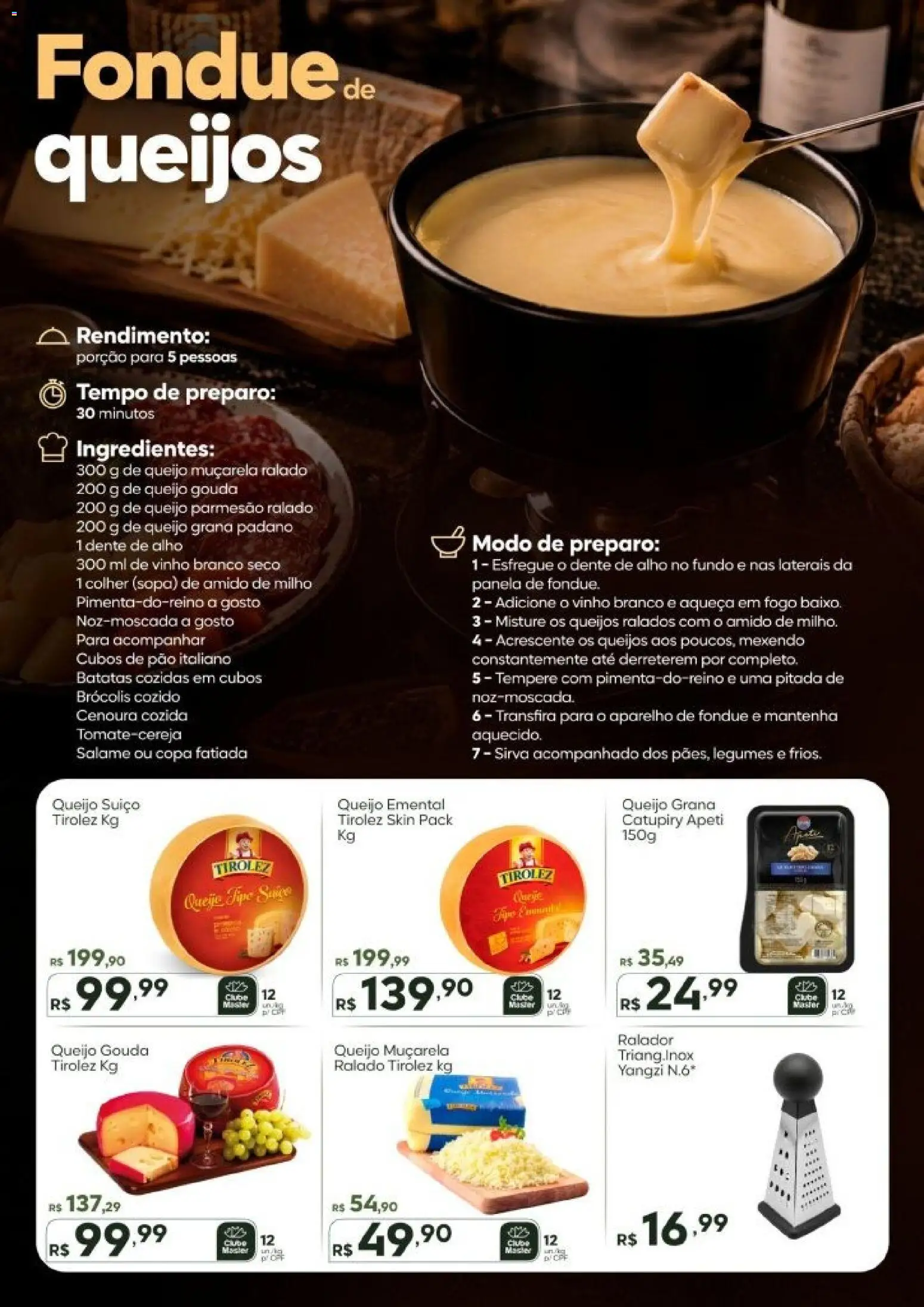 Master Folheto - válido de 16.06.2026 | Página: 6 | Produtos: Panela, Muçarela, Emental, Brócolis