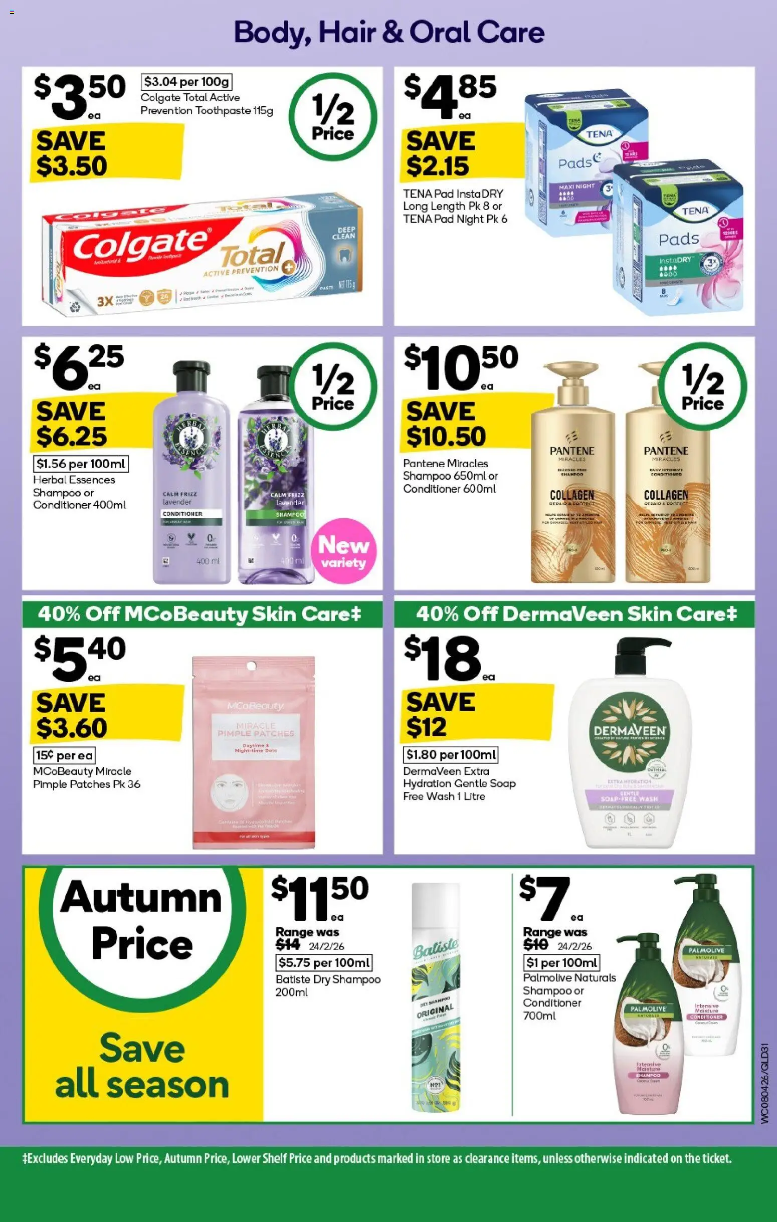Woolworths catalogue - valid from 08.04.2026 | Page: 31 | Products: Shelf, Conditioner, Soap, Collagen