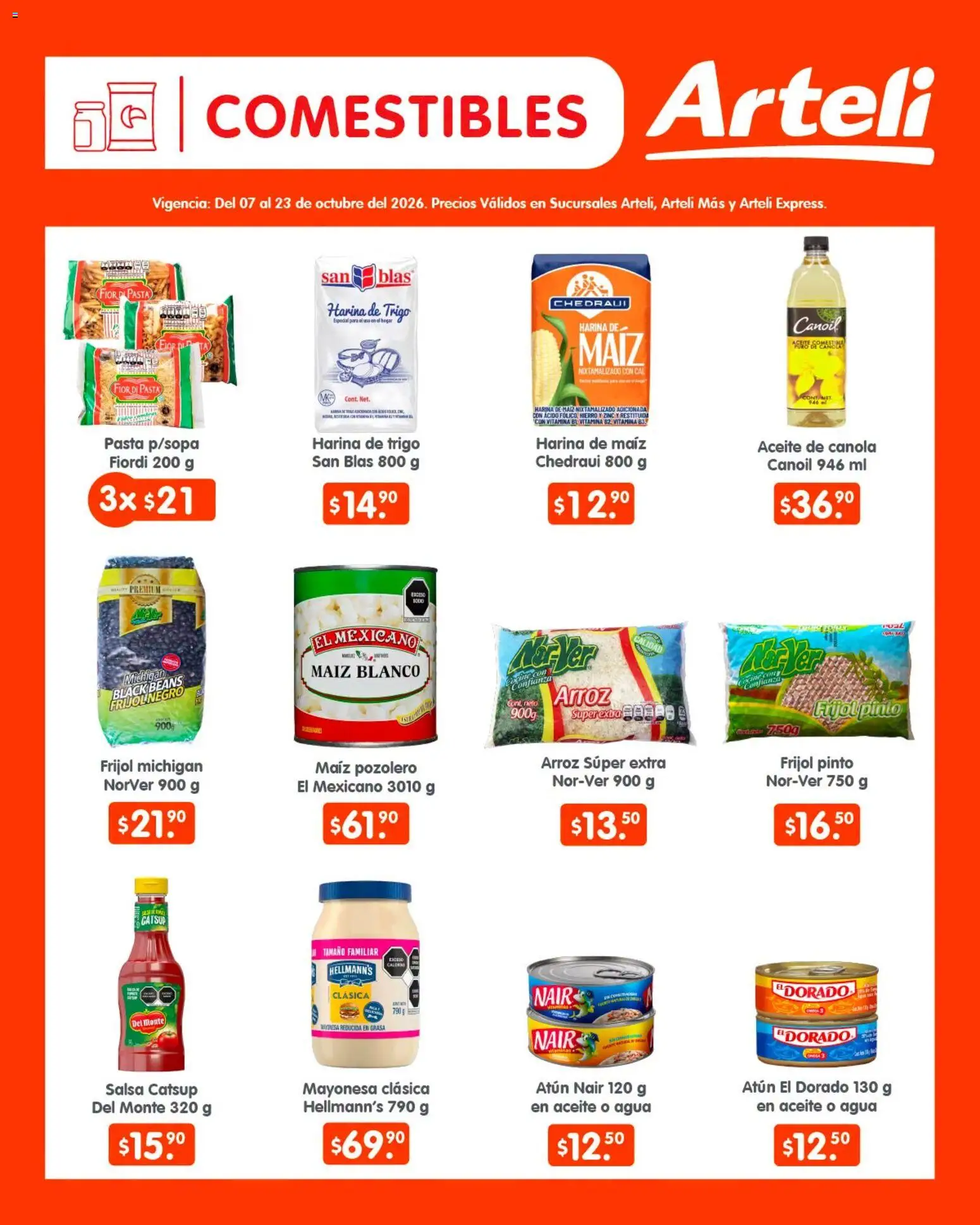 Nuevas ofertas de Arteli válidas en toda la República Mexicana desde el 07/10/2026. ¡Encuentra las mejores ofertas en Arteli folleto Quincenal! | Página: 3