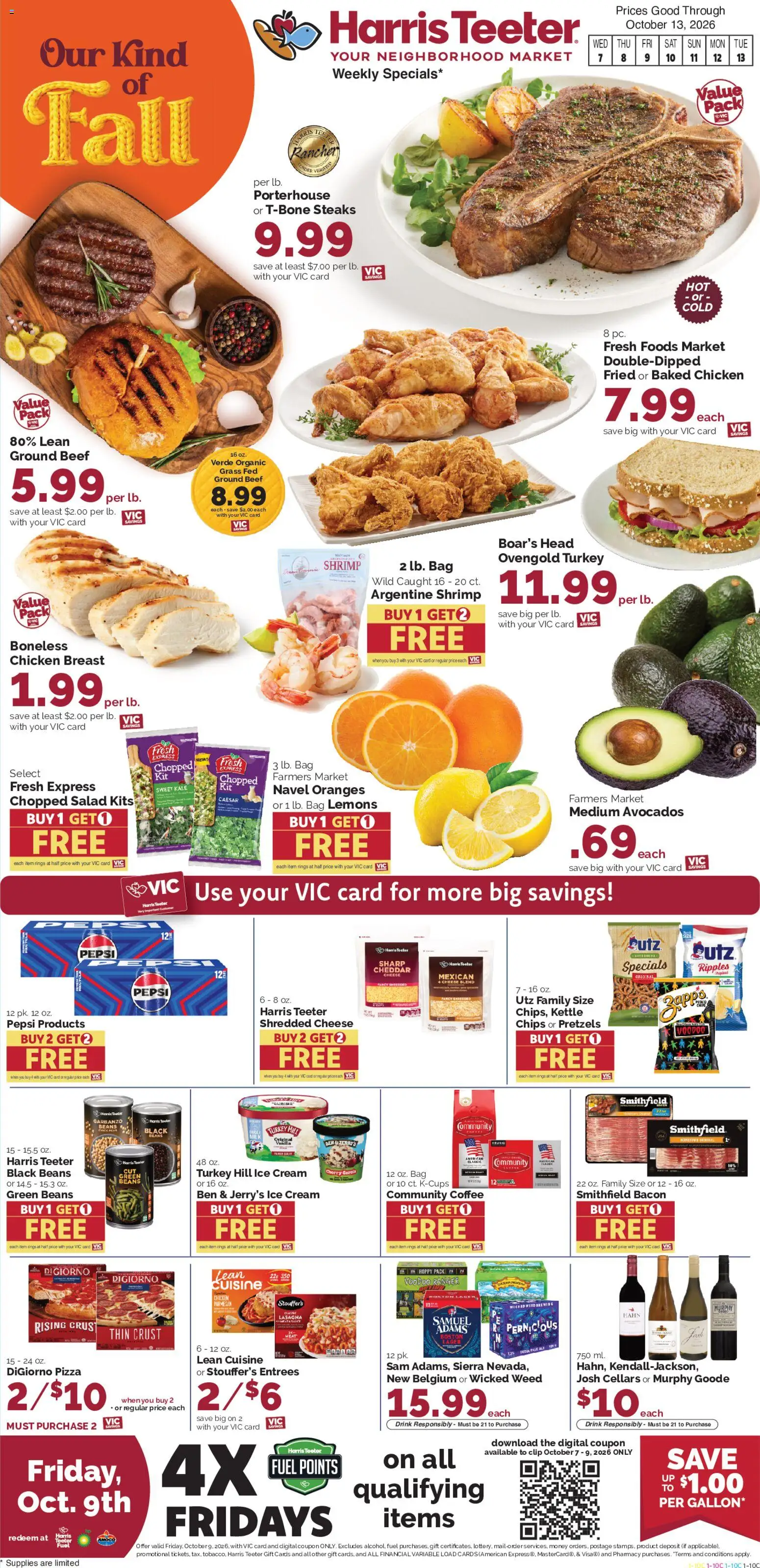 Harris Teeter Weekly Ad - valid from 10/07/2026 | Page: 1