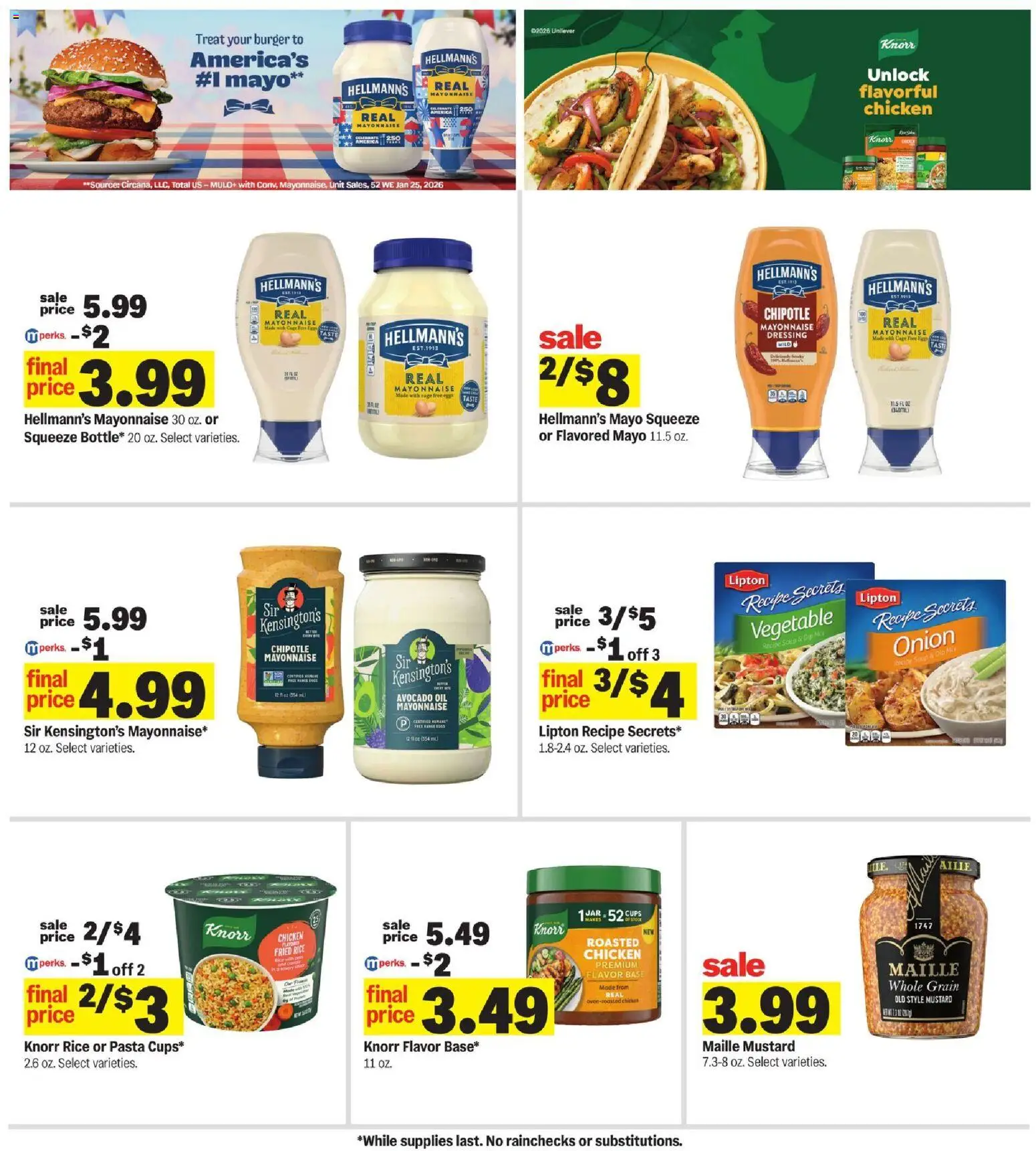 Meijer Weekly Ad - valid from 07/22/2026 | Page: 38 | Products: Eggs, Rice, Pasta, Avocado