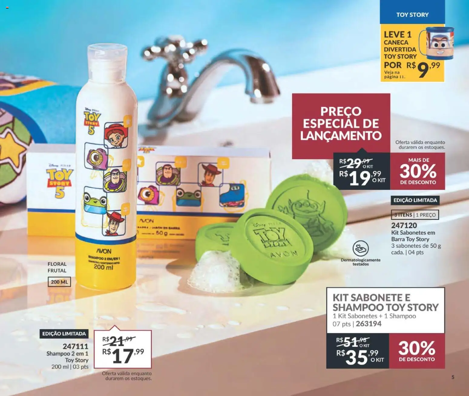Avon Folheto - válido de 29/06/2026 | Página: 13 | Produtos: Shampoo, Caneca, Sabonete