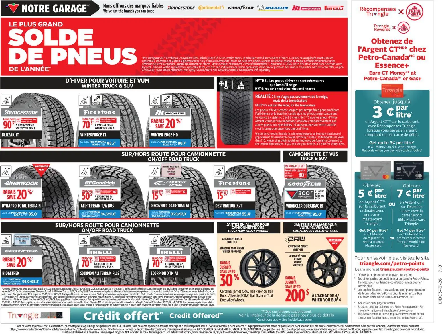 Canadian Tire flyer valid from Oct 22, 2026 | Page: 31