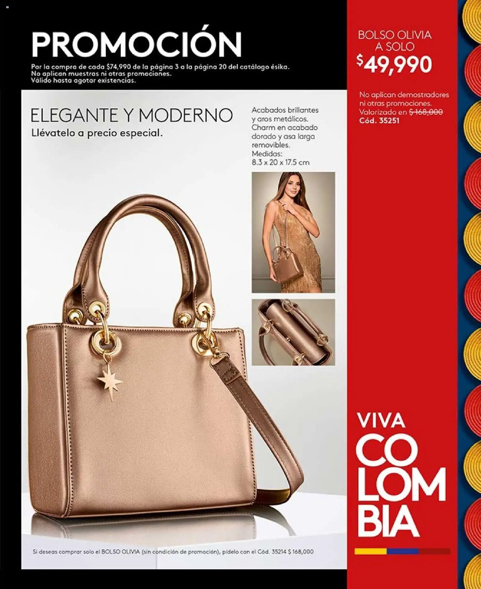 Ésika revista - valida desde el 17/08/2026 | Página: 21 | Productos: Bolso