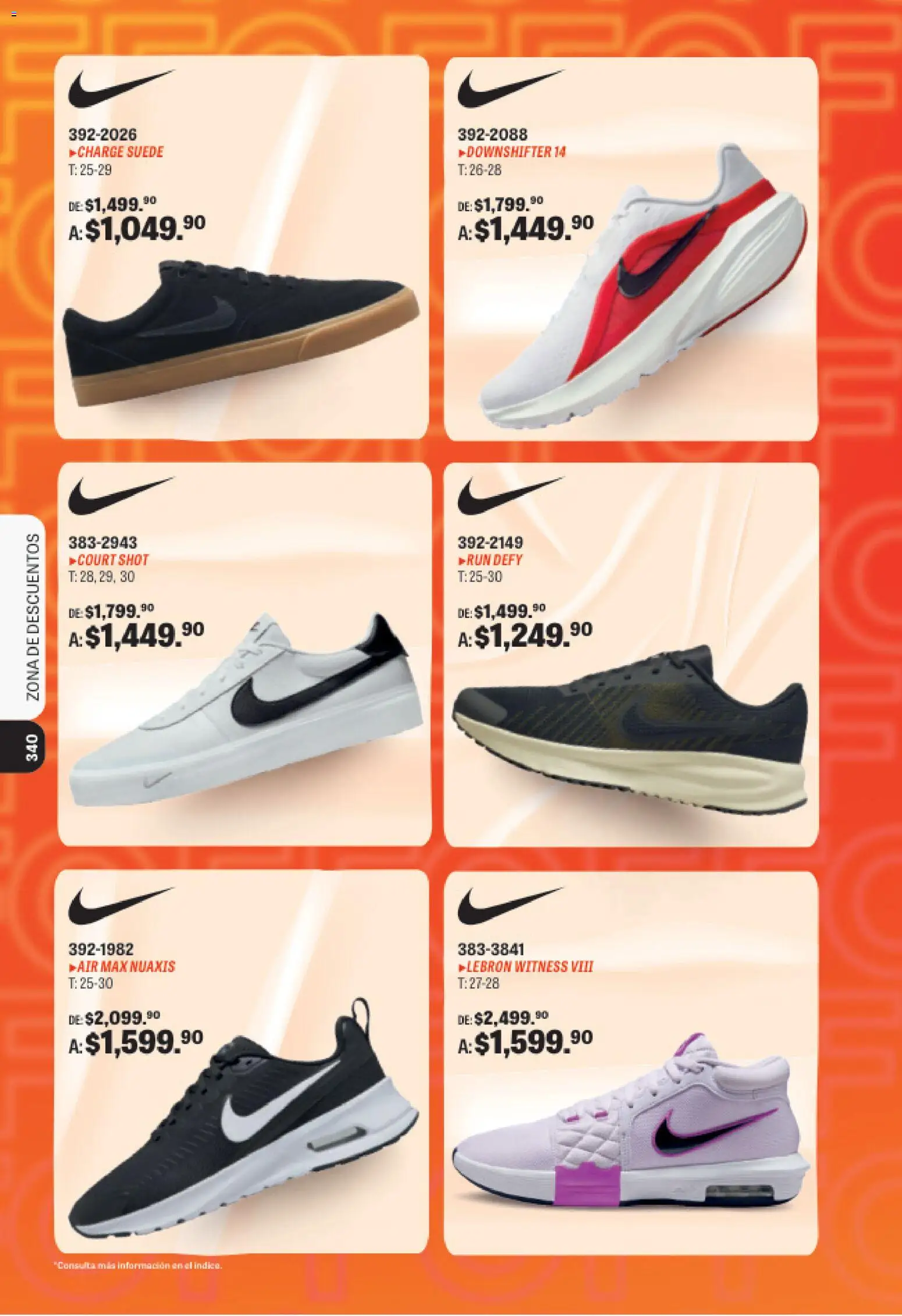 Nuevas ofertas de Andrea válidas en toda la República Mexicana desde el 09/08/2026. ¡Encuentra las mejores ofertas en Andrea catálogo Deportivo Completo! | Página: 340 | Productos: Shot