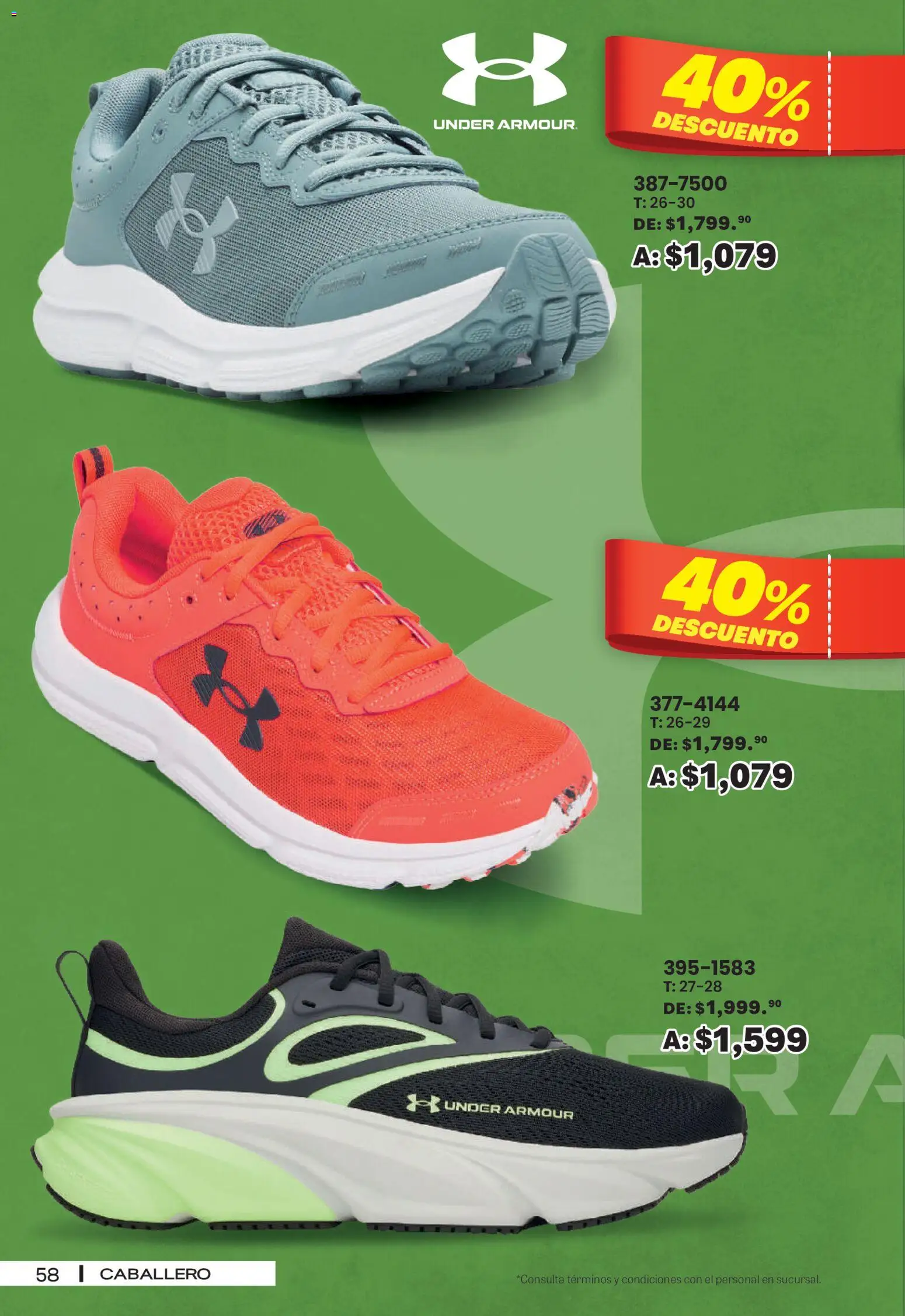 Nuevas ofertas de Andrea válidas en toda la República Mexicana desde el 30/08/2026. ¡Encuentra las mejores ofertas en Andrea - SPORT DAYS! | Página: 58