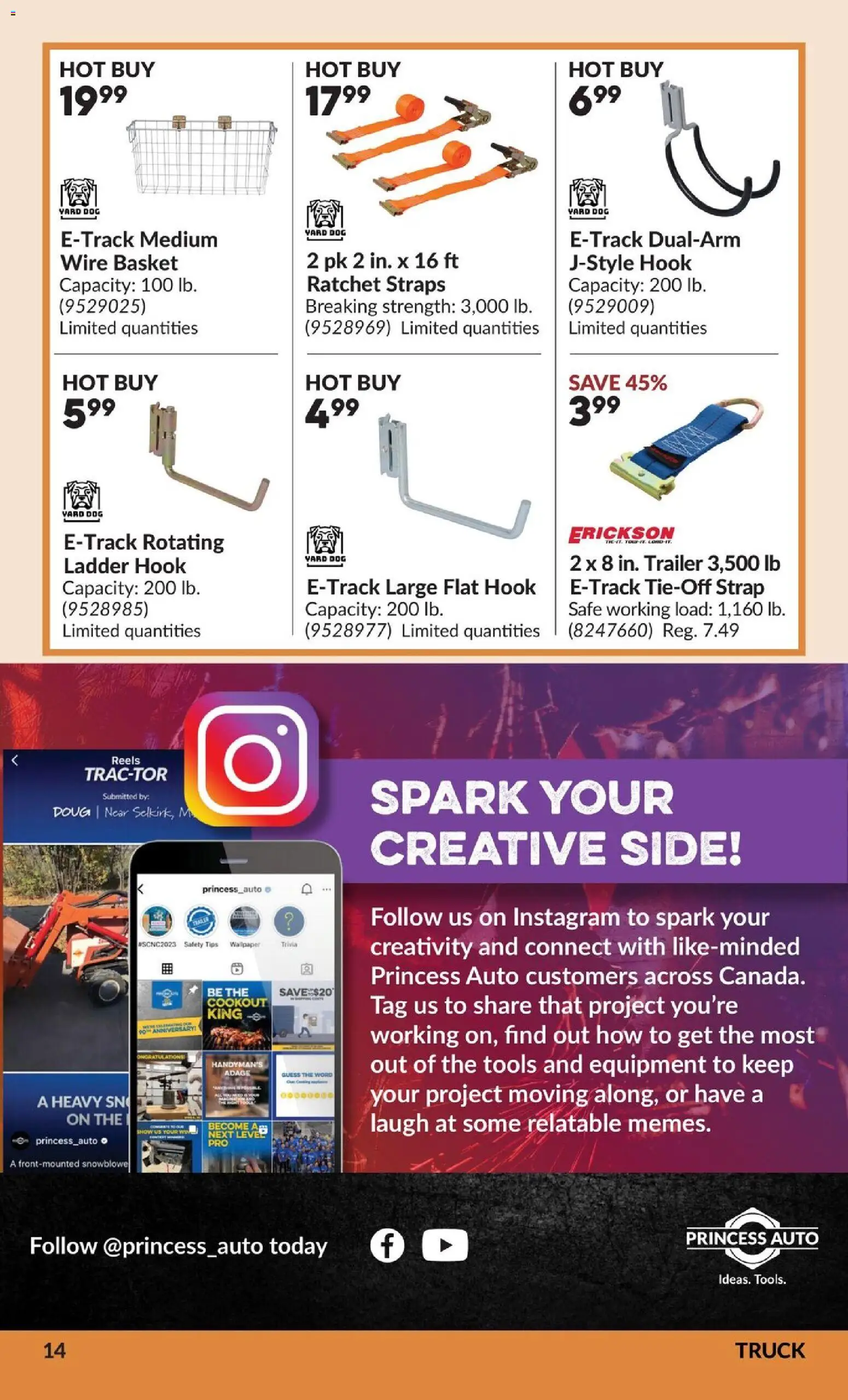 Princess Auto flyer valid from Jul 14, 2026 | Page: 27 | Products: Basket