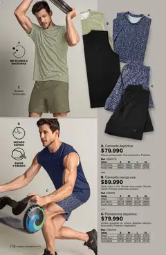 Leonisa catálogo -  Vista previa de la revista de la tienda Leonisa valido desde el 11/09/2026 | Página: 178 | Productos: Bolsillos, Camiseta, Camiseta manga sisa, Pantaloneta