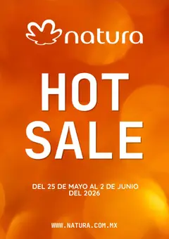 Vista previa de Natura Hot Sale, nuevo folleto de la tienda, válido en México a partir del 25.05.2026
