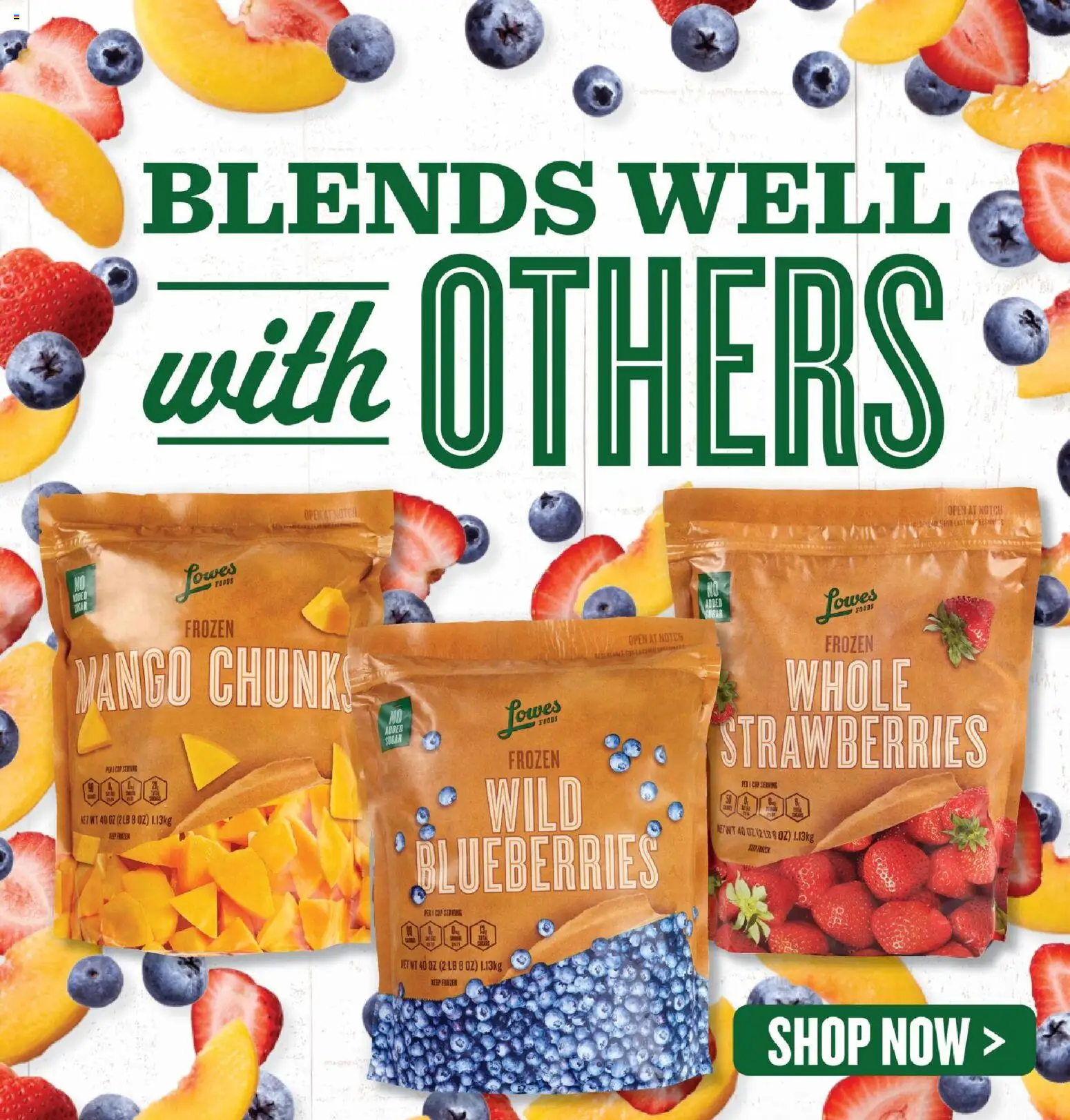 Lowes Foods Weekly Ad - valid from 07/08/2026 | Page: 3 | Products: Strawberries, Blueberries
