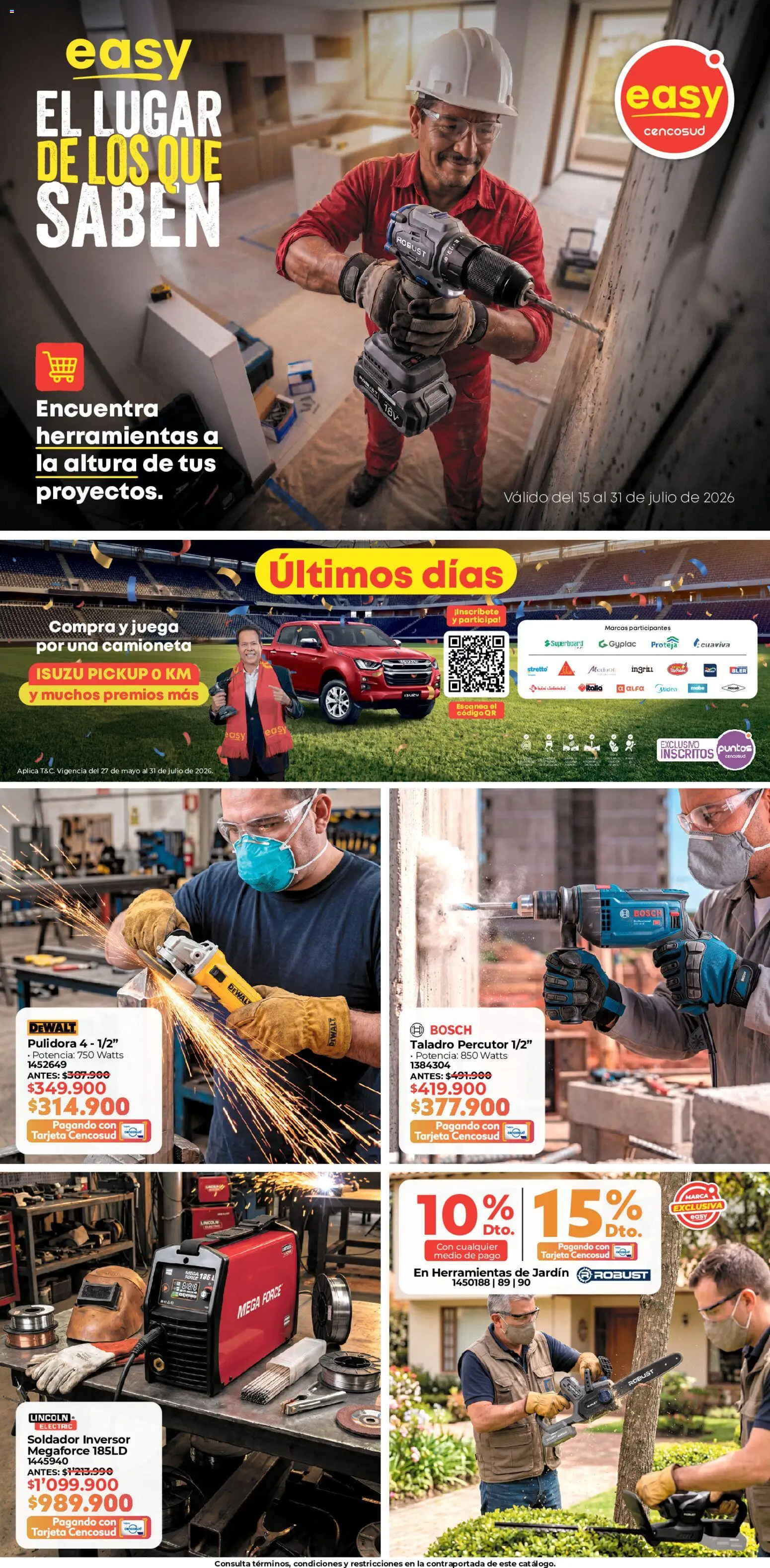 Easy último catálogo desde el 15/07/2026 > Revista ✅ catalogue cover