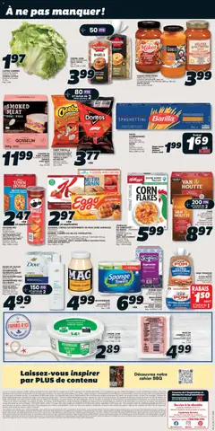 Preview of IGA weekly flyer / circulaire from shop IGA valid from Jul 2, 2026 | Page: 2 | Products: Chips, Cream, Toaster, Sponge