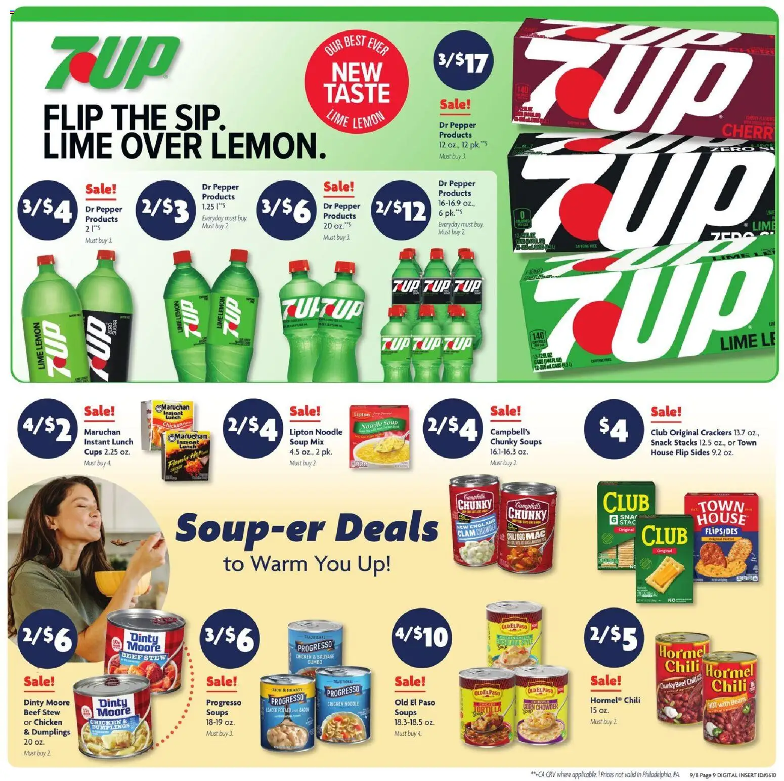 Family Dollar Weekly Ad - valid from 09/08/2026 | Page: 6 | Products: Bacon, Sugar, Pepper, Dumplings