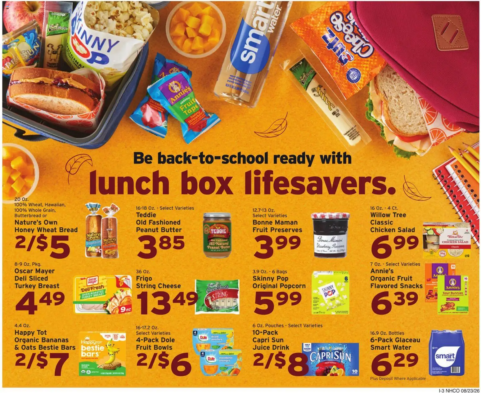 Hannaford Weekly Ad - valid from 08/23/2026 | Page: 11 | Products: Cheese, Fruit, Sugar, Oven