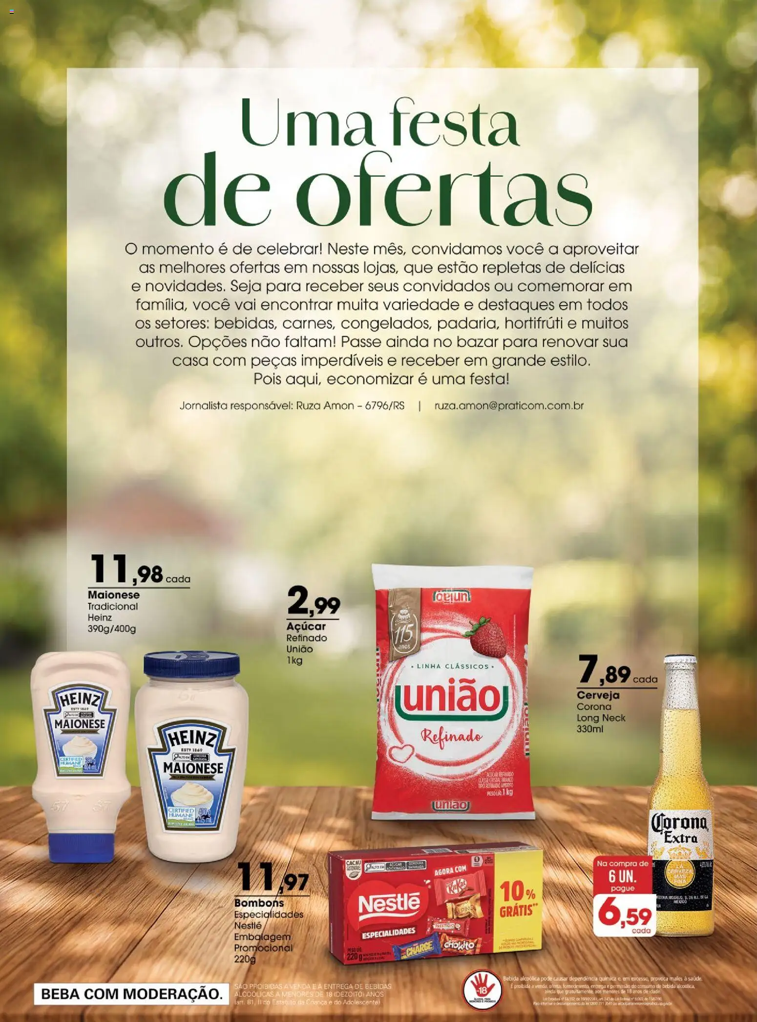 Zaffari Folheto - válido de 29/09/2026 | Página: 2 | Produtos: Especialidades, Bebida, Maionese, Cerveja Corona
