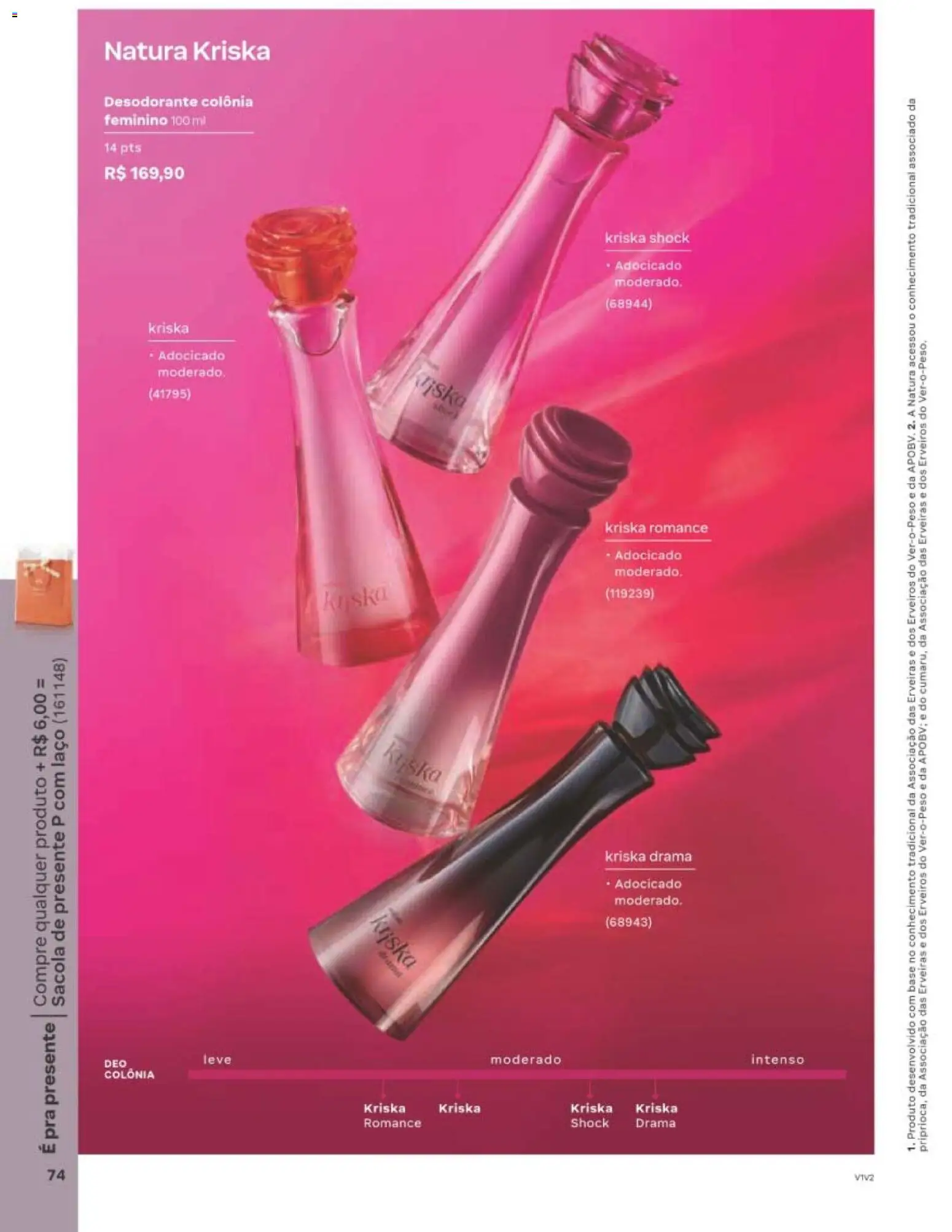 Natura Folheto - válido de 22/06/2026 | Página: 74 | Produtos: Desodorante, Base