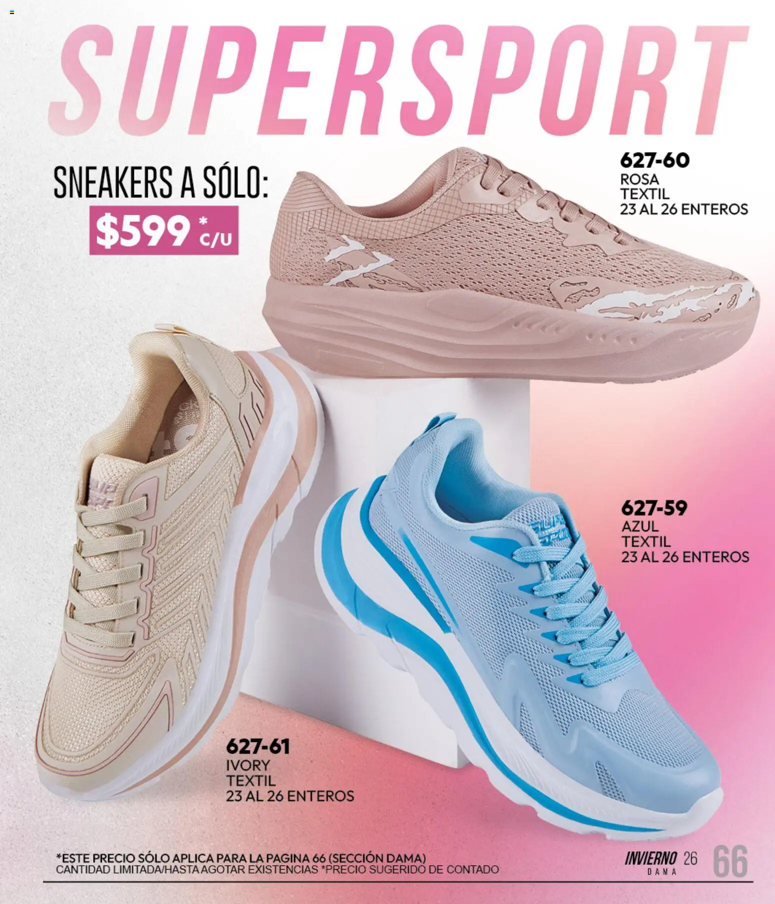 Nuevas ofertas de Cklass válidas en toda la República Mexicana desde el 11/09/2026. ¡Encuentra las mejores ofertas en Cklass catálogo Sportbrands Dama Invierno! | Página: 83