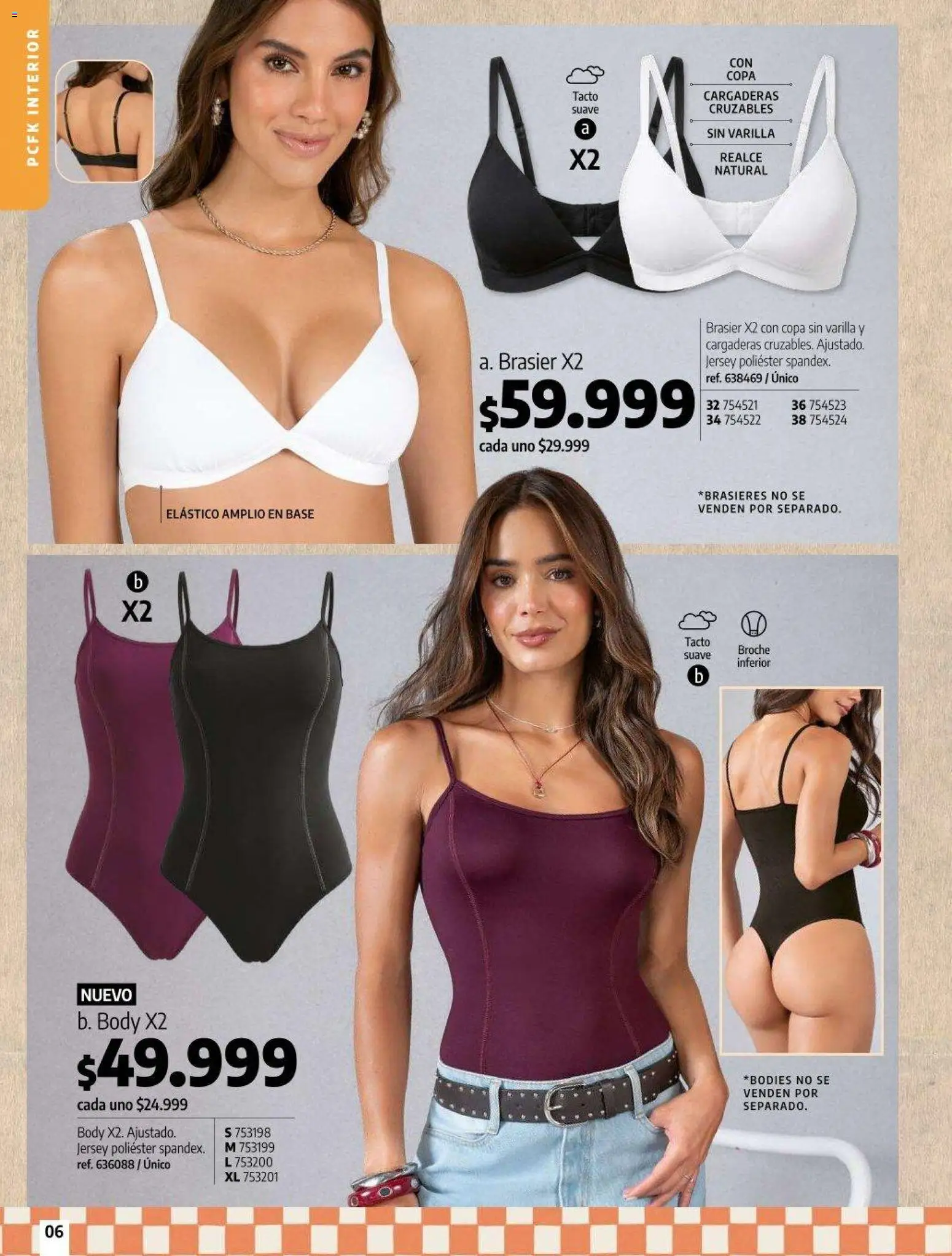 Carmel revista - valida desde el 01/10/2026 | Página: 166 | Productos: Body, Brasier