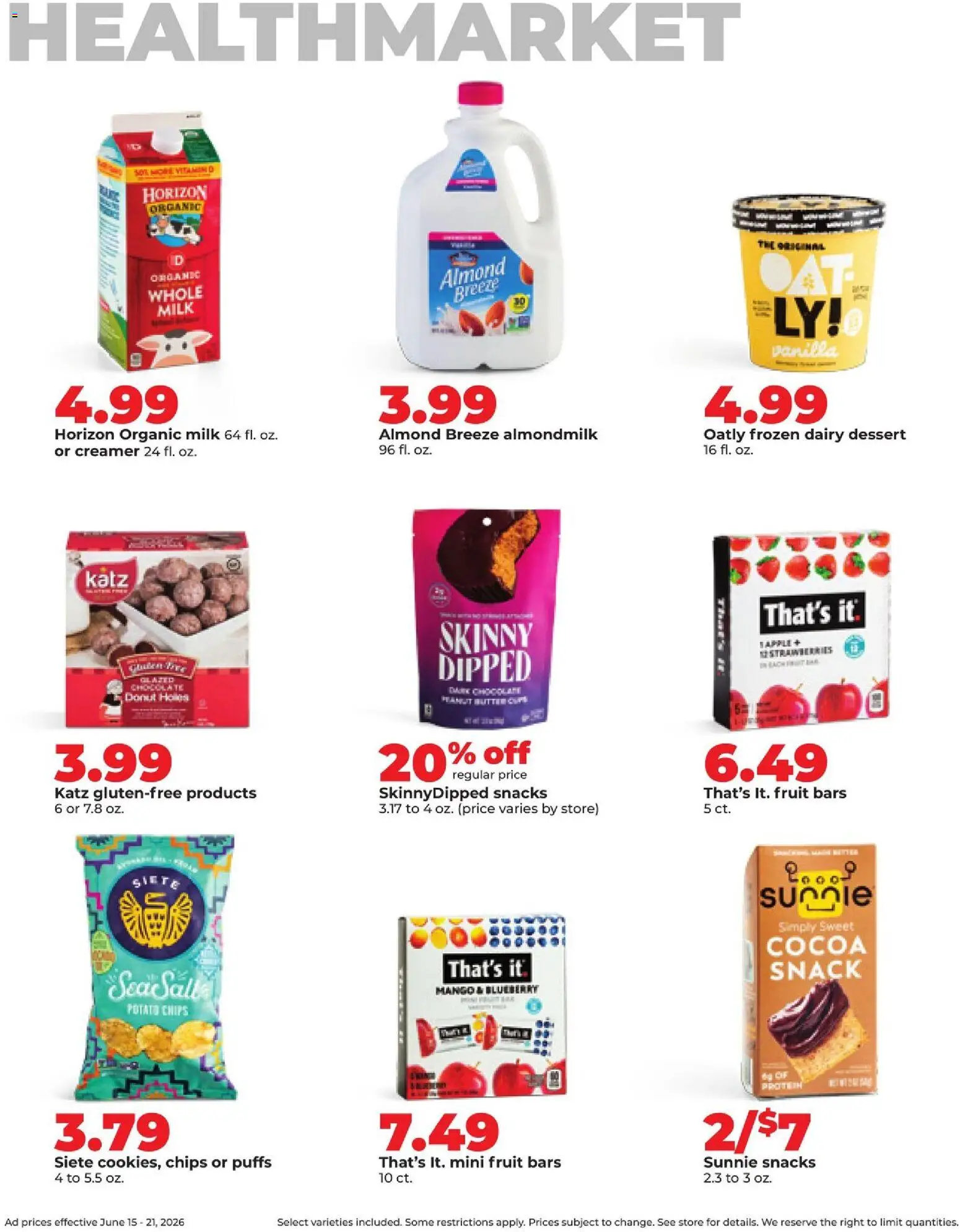 HyVee Weekly Ad - valid from 15.06.2026 | Page: 32 | Products: Vitamin, Milk, Chocolate, Chips