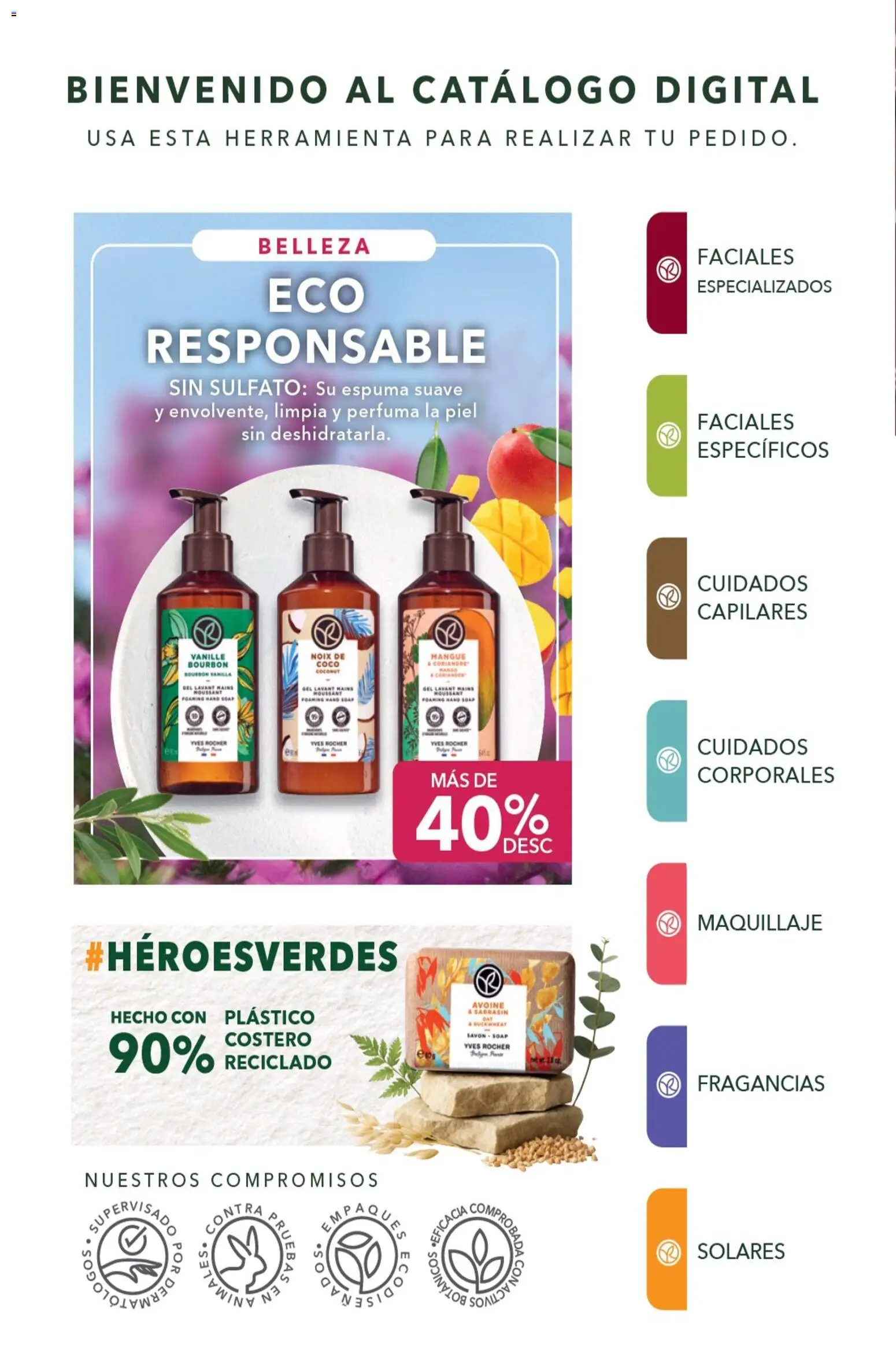 Nuevas ofertas de Yves Rocher válidas en toda la República Mexicana desde el 15/09/2026. ¡Encuentra las mejores ofertas en Yves Rocher campaña 13 2026! | Página: 2 | Productos: Coco, Espuma, Maquillaje