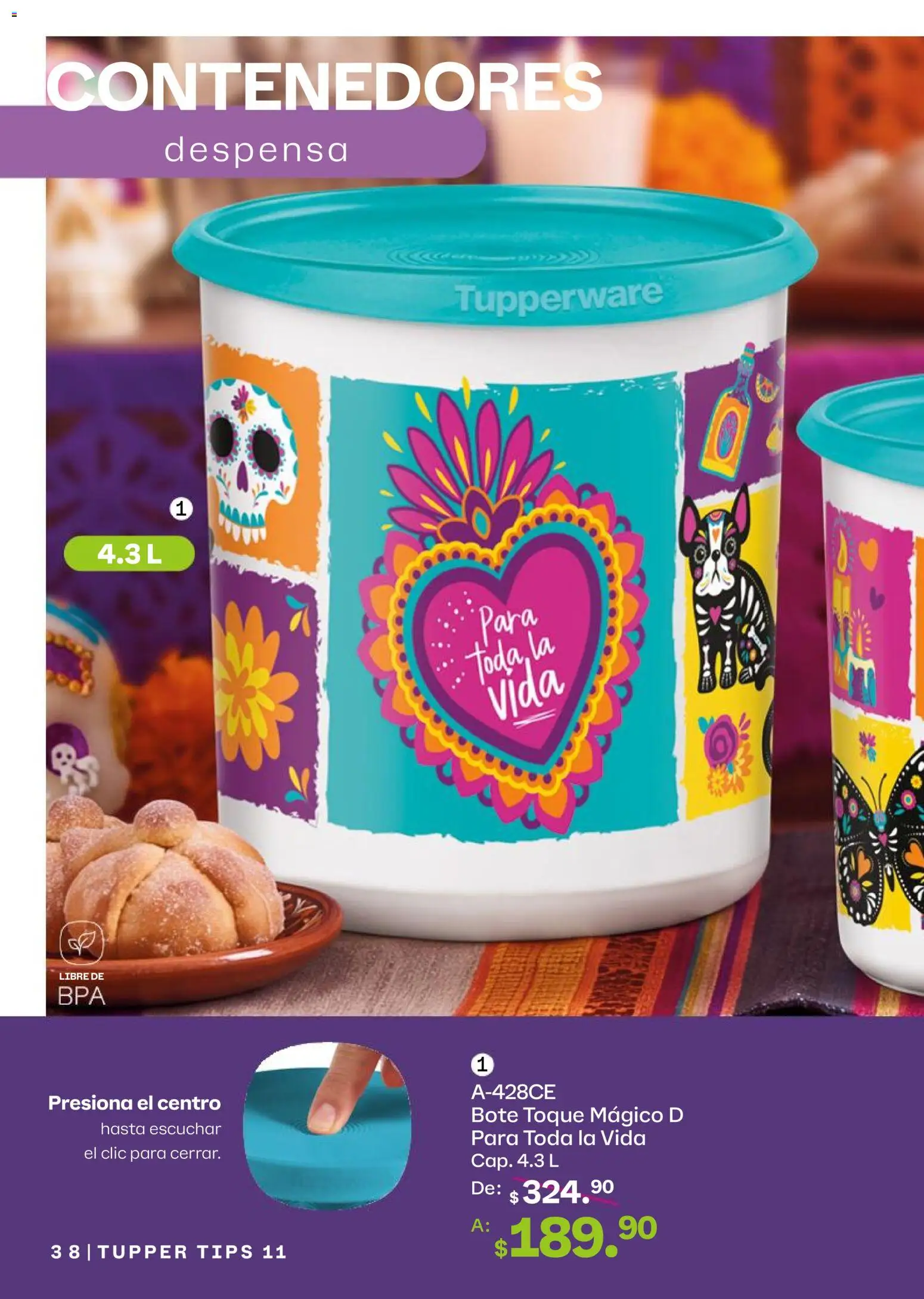 Nuevas ofertas de Tupperware válidas en toda la República Mexicana desde el 05/10/2026. ¡Encuentra las mejores ofertas en Tupperware catálogo! | Página: 38