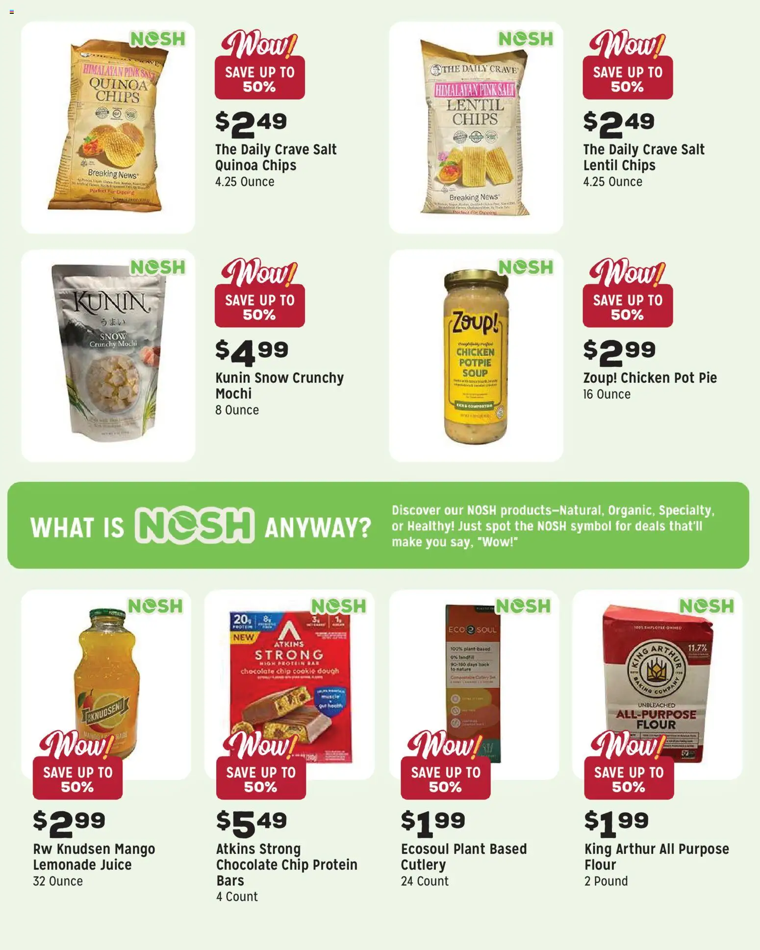 Grocery Outlet Weekly Ad - ID - valid from 03.06.2026 | Page: 8 | Products: Chocolate, Chips, Salt, Mango