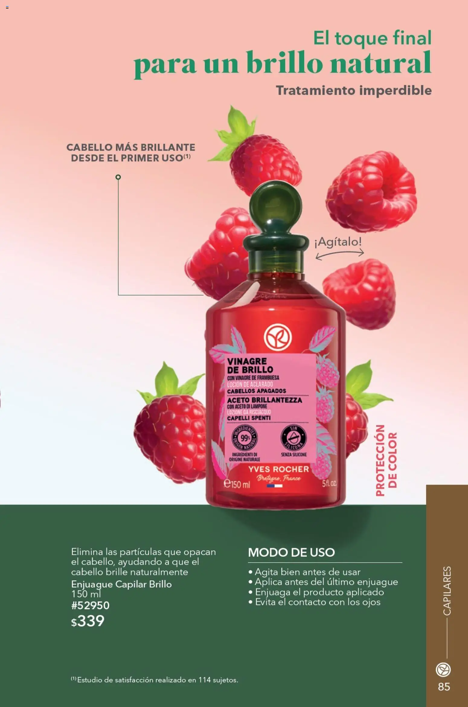 Nuevas ofertas de Yves Rocher válidas en toda la República Mexicana desde el 23.06.2026. ¡Encuentra las mejores ofertas en Yves Rocher campaña 9 2026! | Página: 89