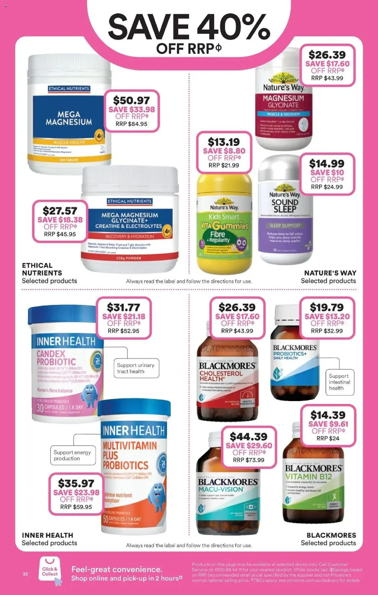 Priceline Pharmacy catalogue - valid from 23.04.2026 | Page: 32 | Products: Multivitamin, Nutrients, Tablets, Vitamin