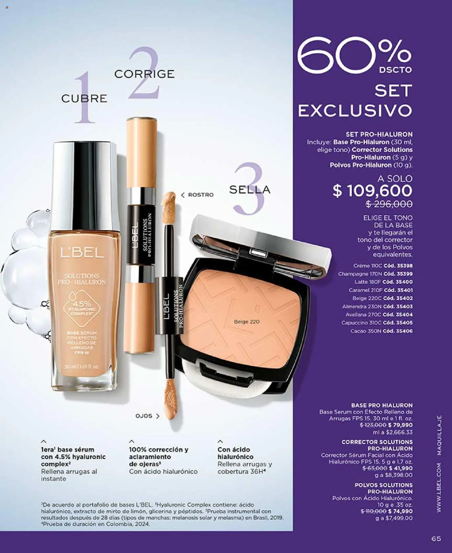 L'Bel revista - valida desde el 04.05.2026 | Página: 69 | Productos: Té, Almendra, Serum, Corrector