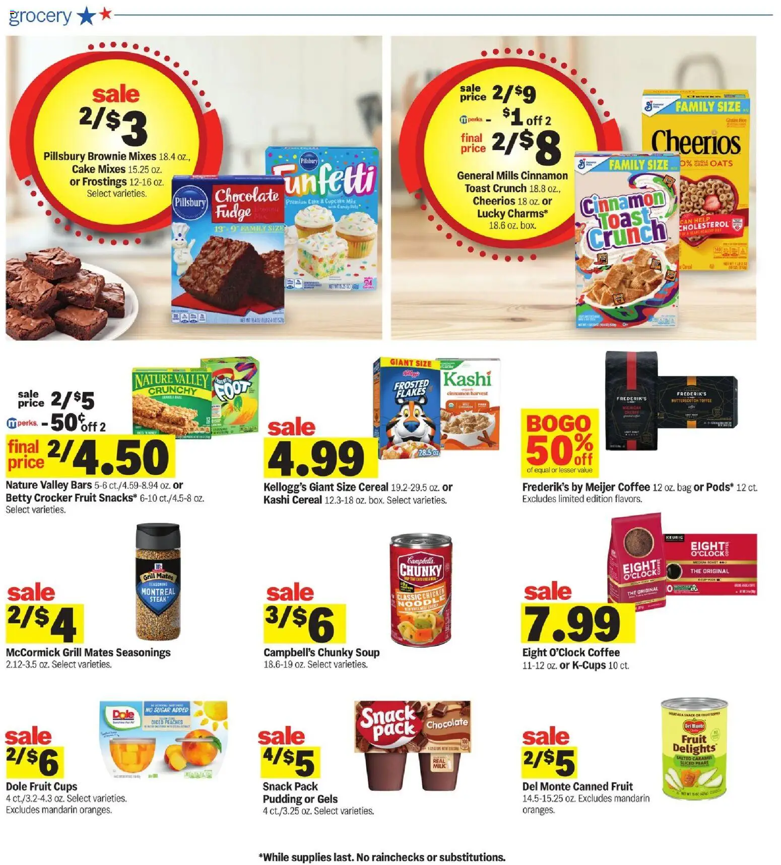 Meijer Weekly Ad - valid from 07/15/2026 | Page: 9 | Products: Candy, Chocolate, Pudding, Cupcake